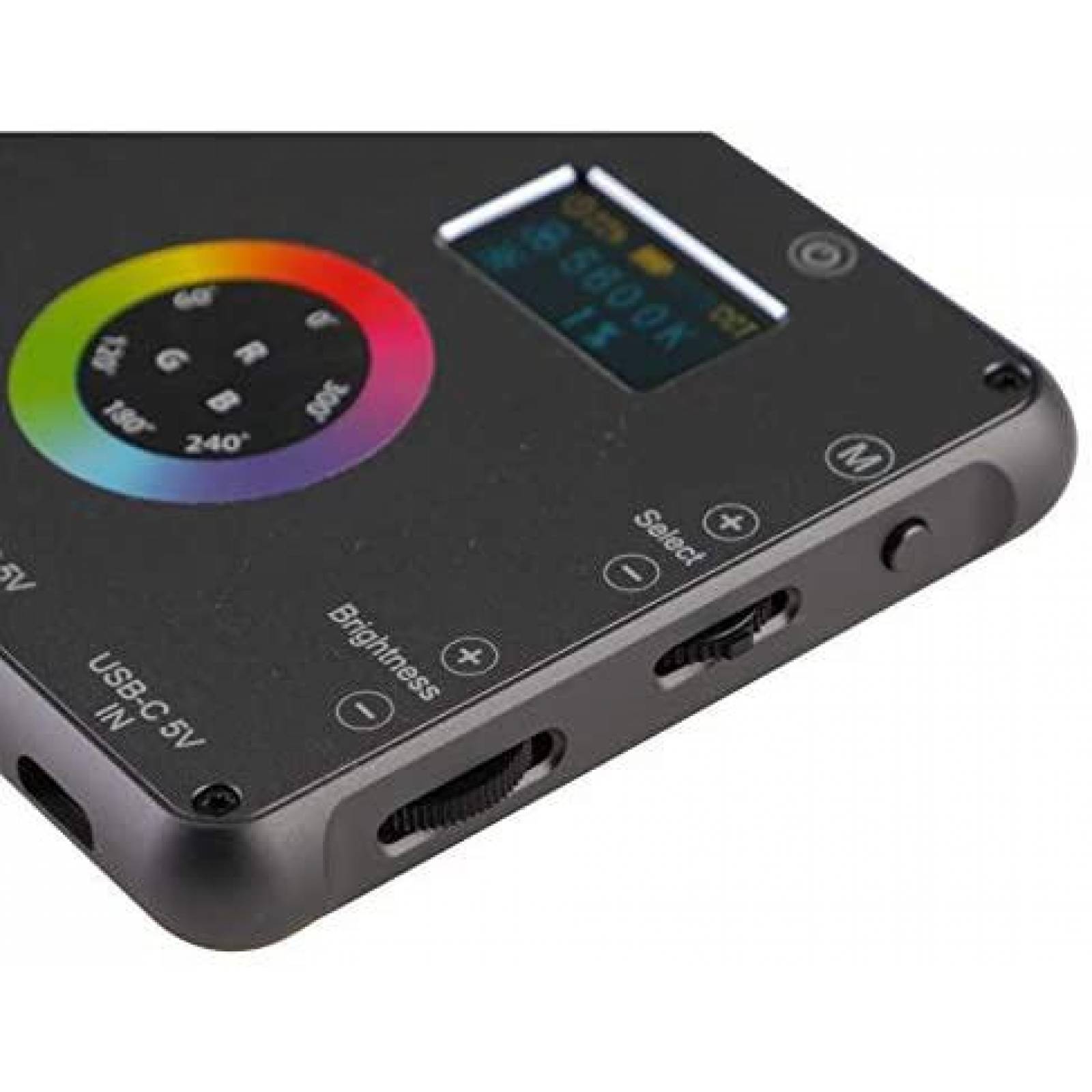 Lampara LED para Fotografia Phottix M200R RGB Ultraligera