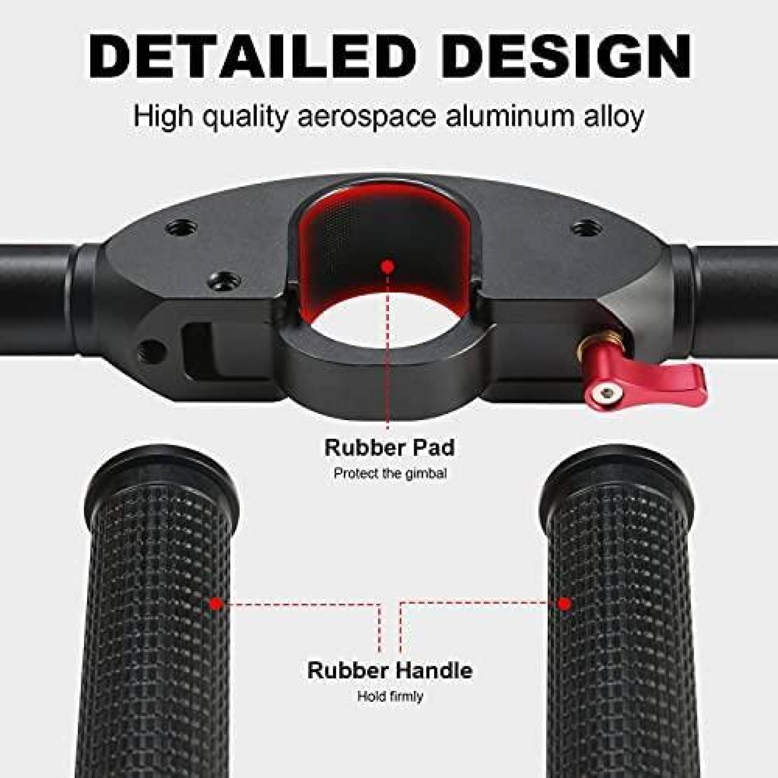 Estabilizador para Camara FOTOWELT para DJI Ronin-S -Negro