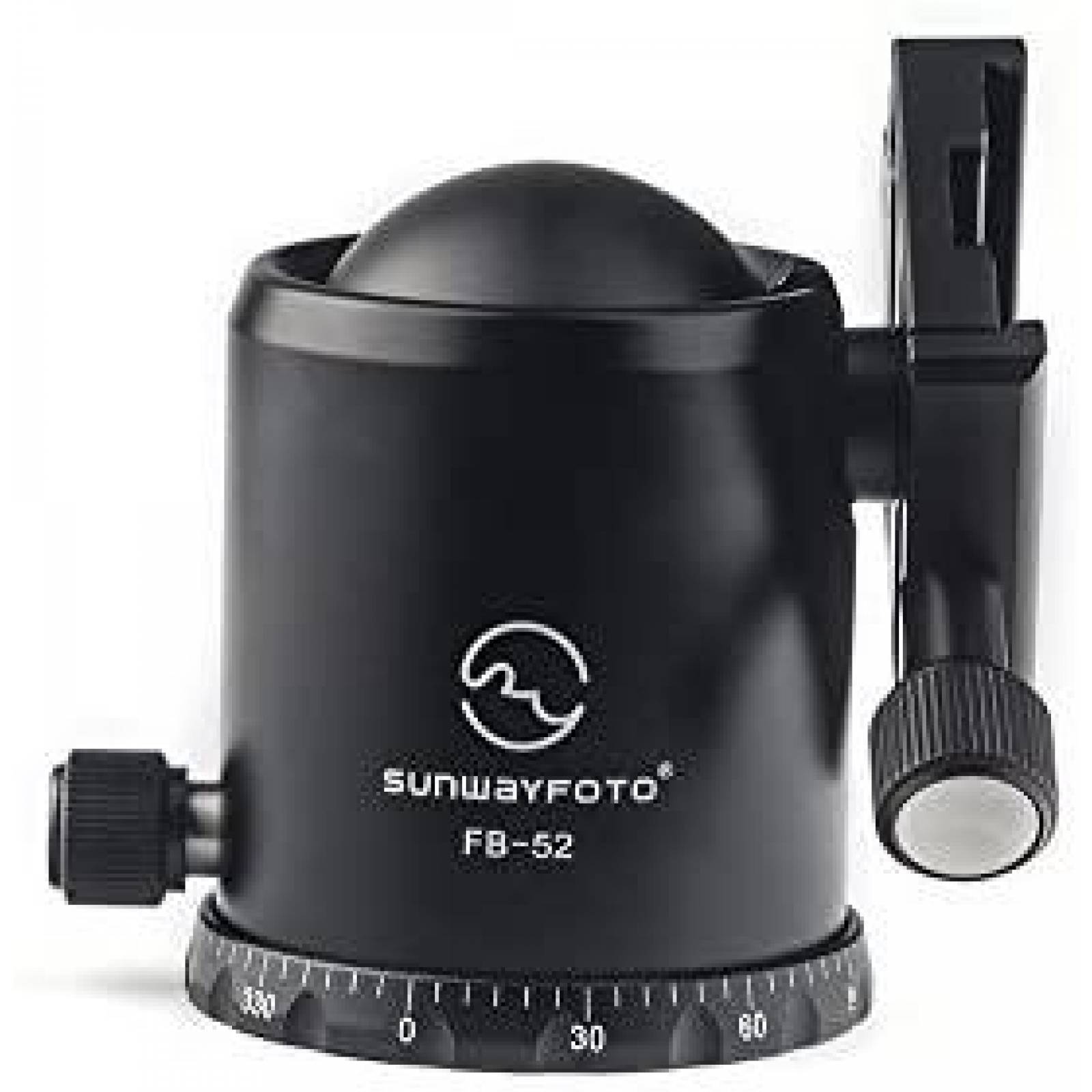 Cabezal de Bola Sunwayfoto FB-52 para Tripode con Abrazadera