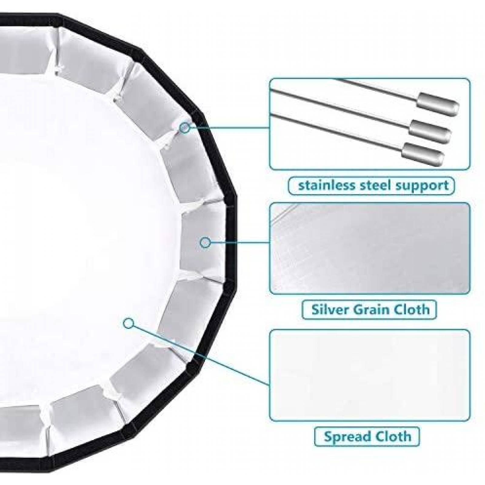 Accesorio de Fotografia Neewer Softbox Parabolico 48"
