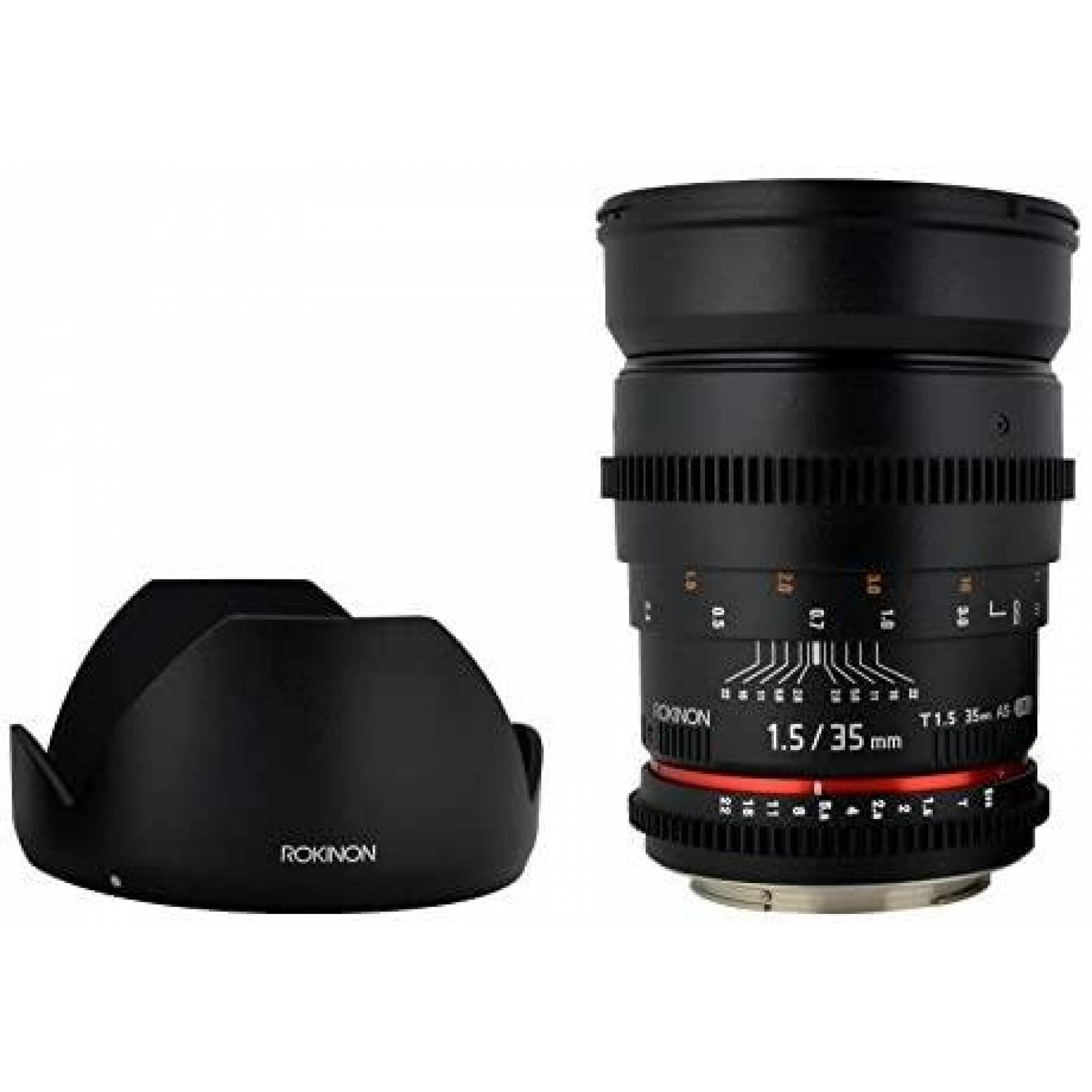 Lente de Camara Rokinon Cine CV35-C 35mm T1.5 -Negro