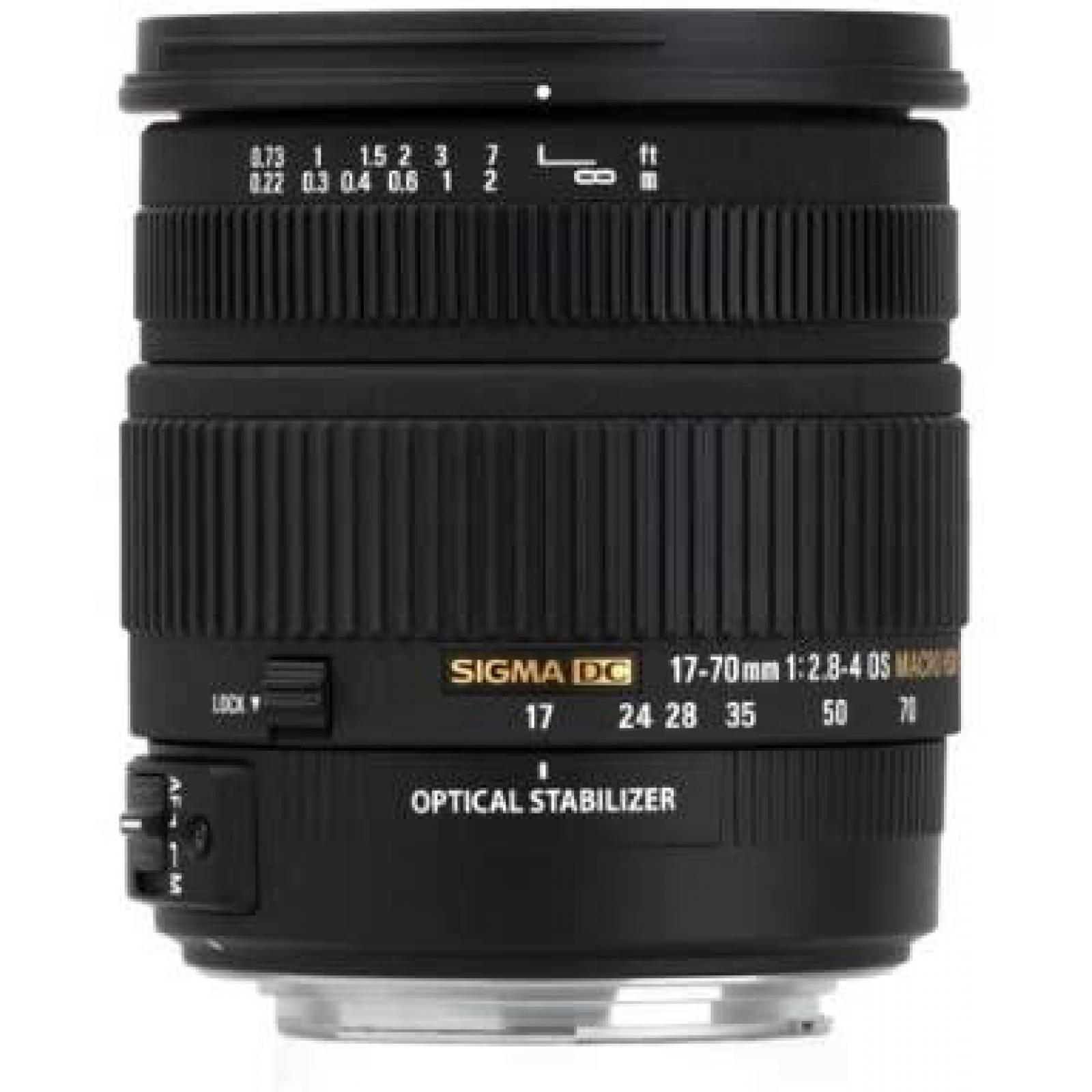 Lente Sigma 17-70mm f/2.8-4 DC Macro OS HSM Para SLR -Negro