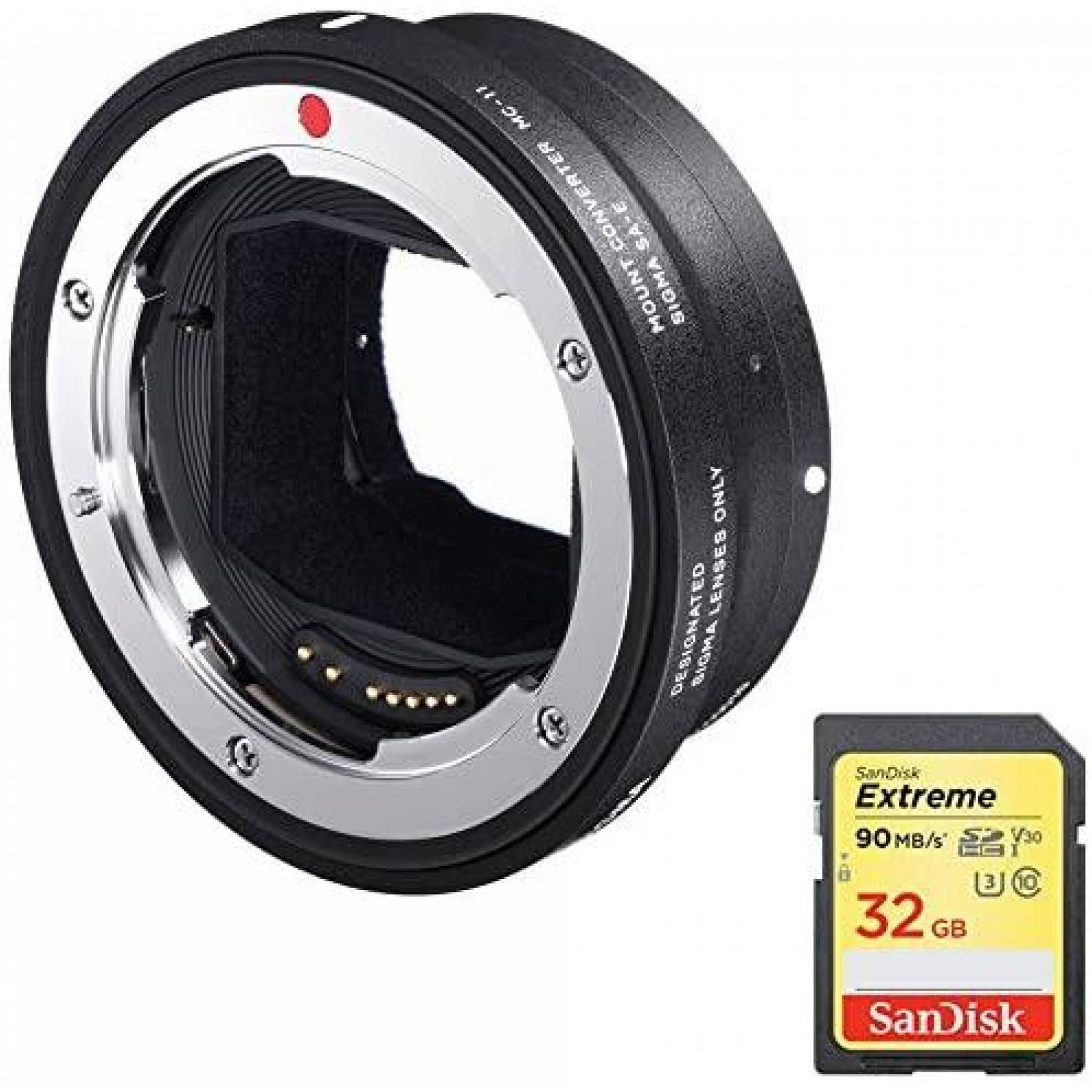 Convertidor para Lente Sigma 89E965 con MicroSD 64GB -Negro