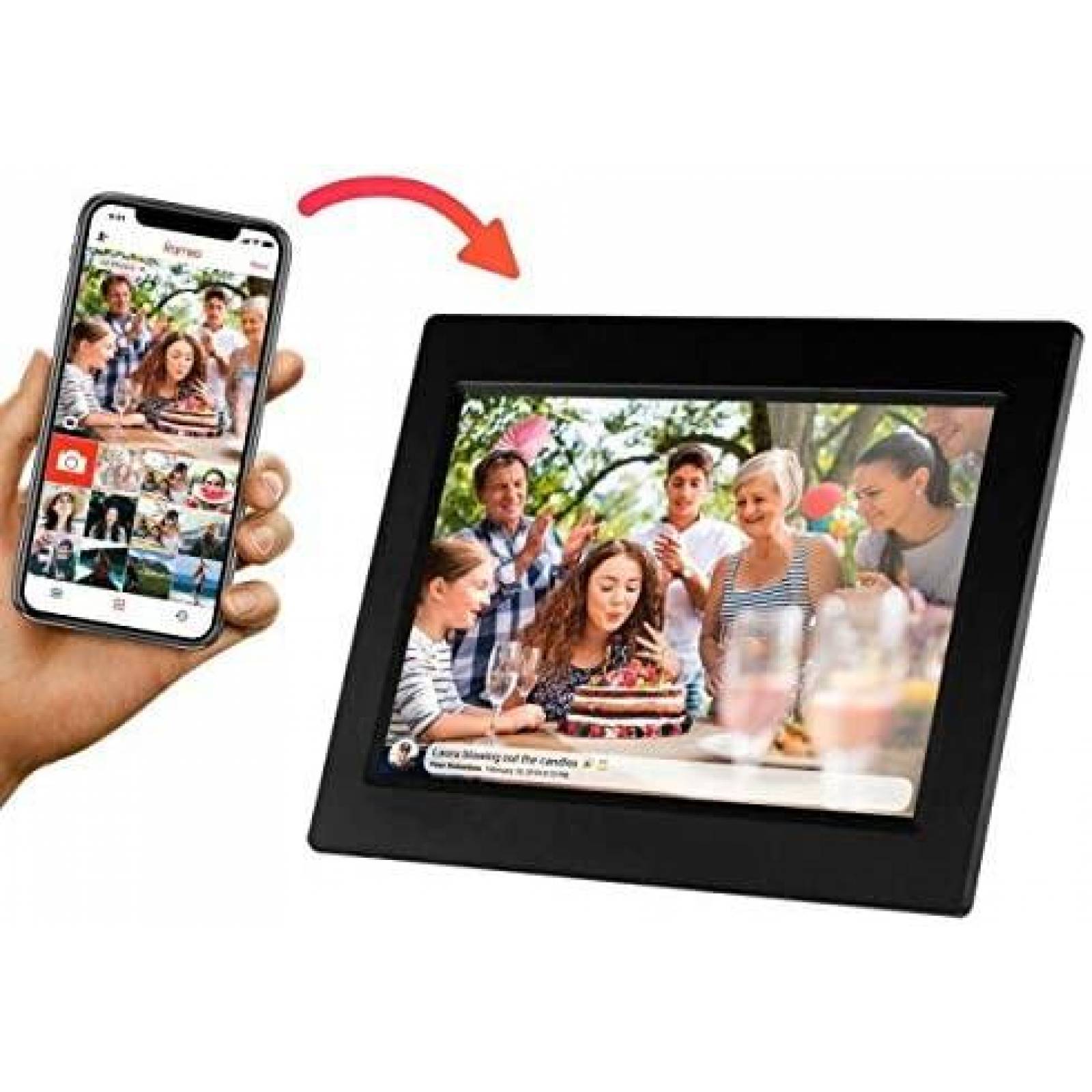 Portarretrato Digital SYLVANIA SDPF1095 10'' Wi-Fi Tactil