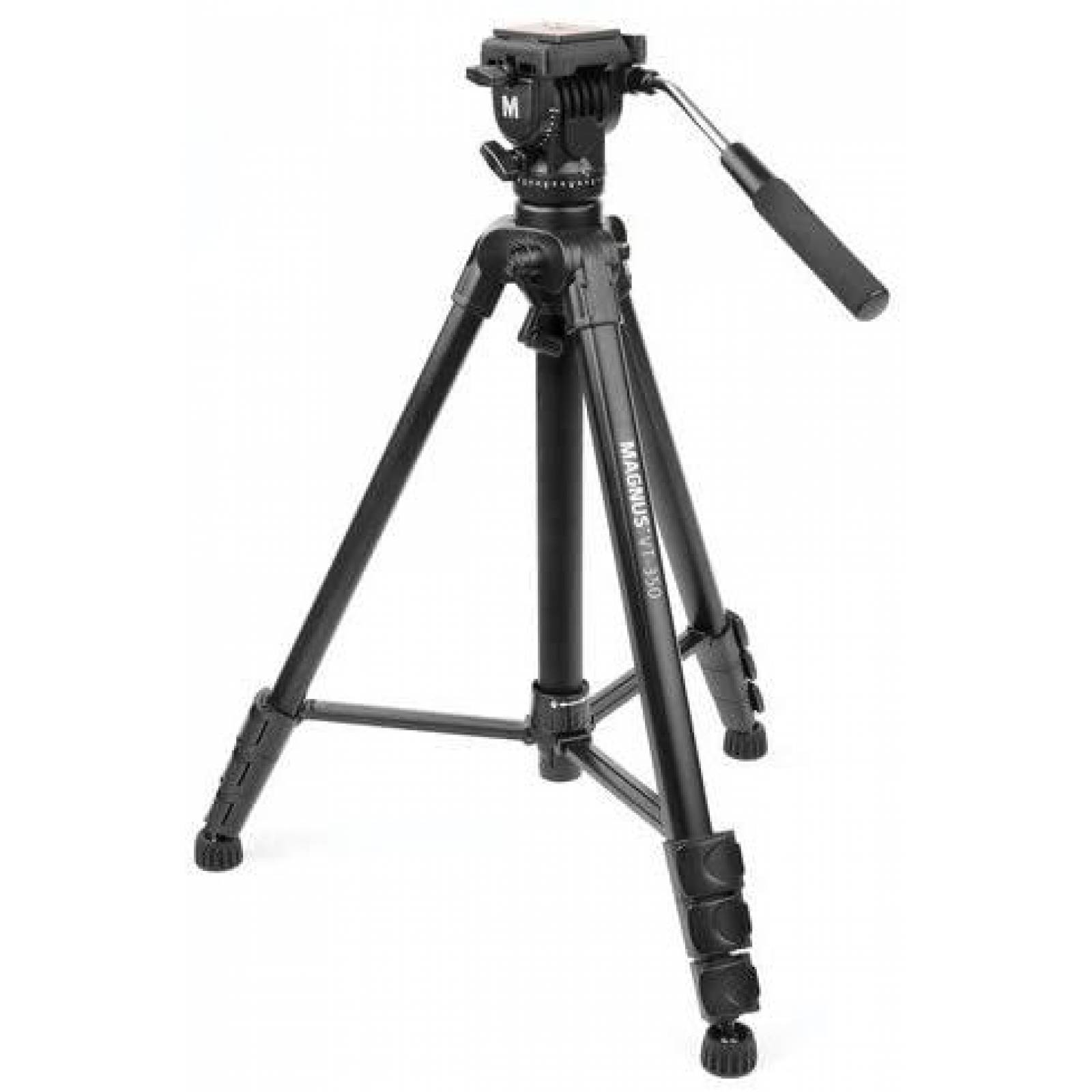 Tripode de video MAGNUS VT-350 con cabezal fluido -Negro