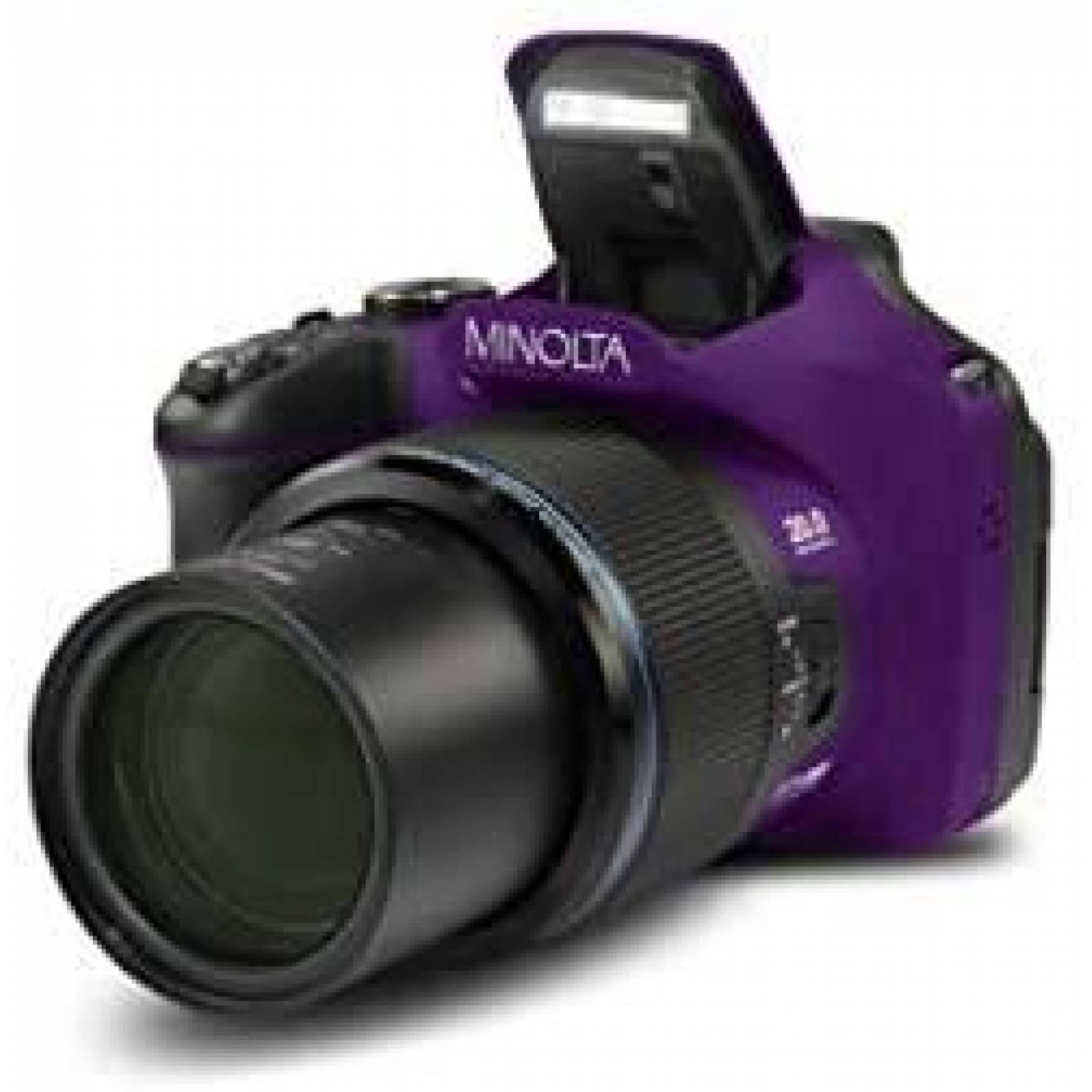 Camara Digital Minolta Pro Shot 20 MP HD 1080p -Morada