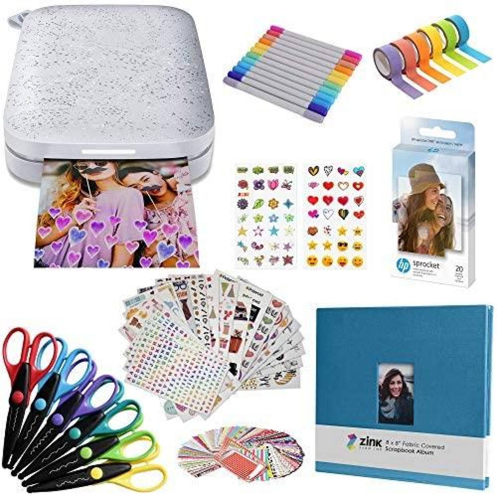 Impresora de Fotos Instantaneas HP Sprocket con Accesorios