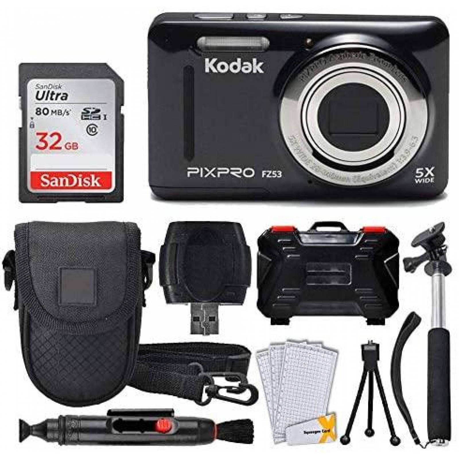 Camara Digital Kodak PIXPRO FZ53 16.15MP + Accesorios
