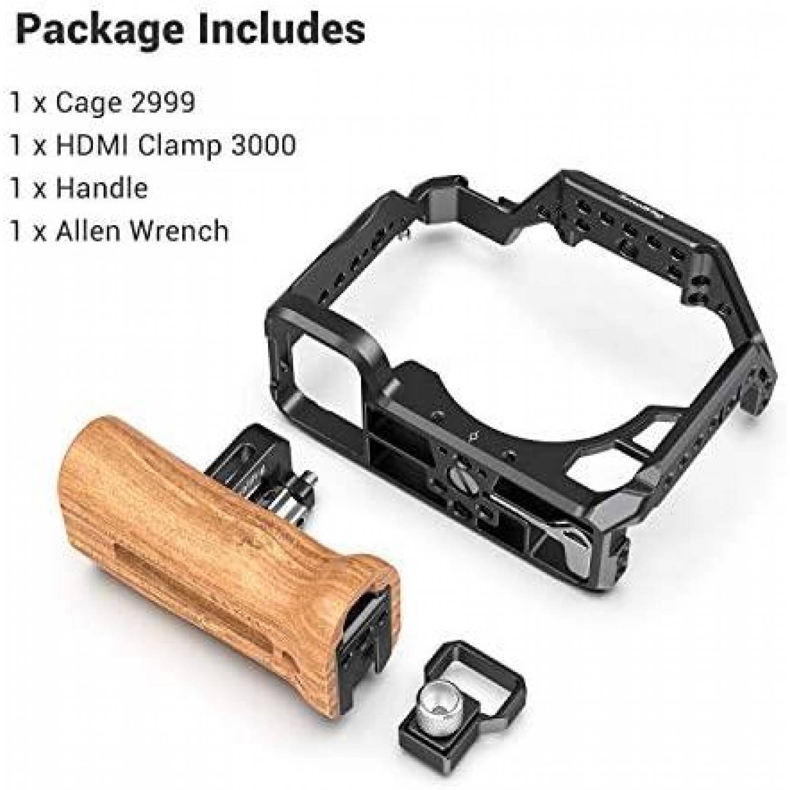 Estabilizador para Camara SMALLRIG para Sony Alpha -Negro