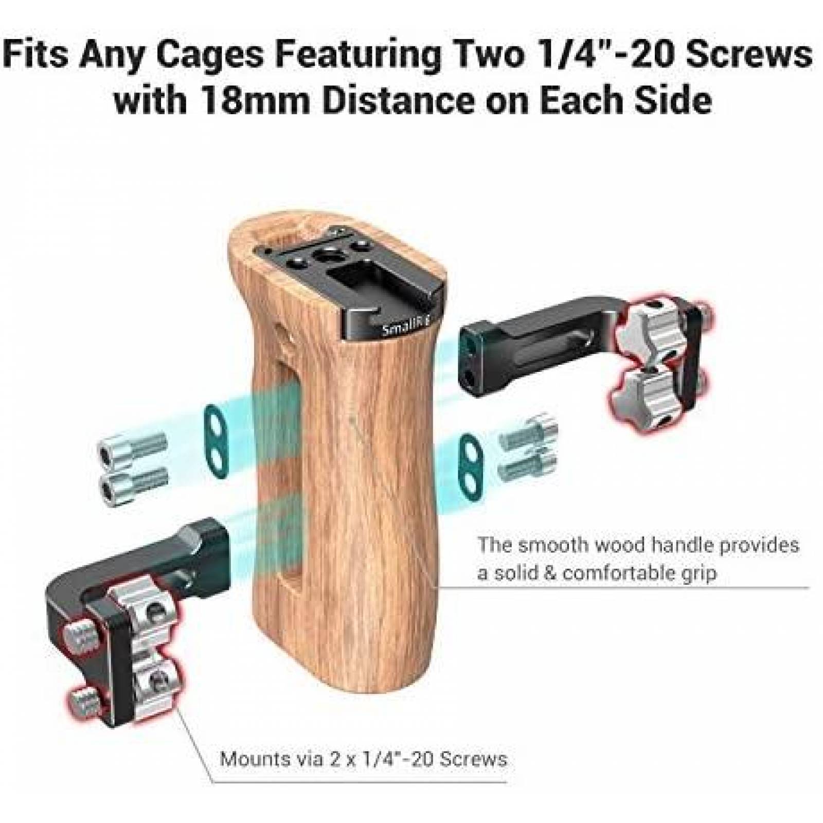 Estabilizador para Camara SMALLRIG para Sony Alpha -Negro