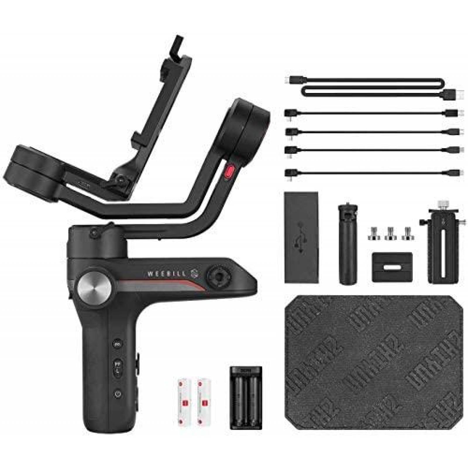 Estabilizador Zhiyun Weebill S de 3 Ejes para Camaras