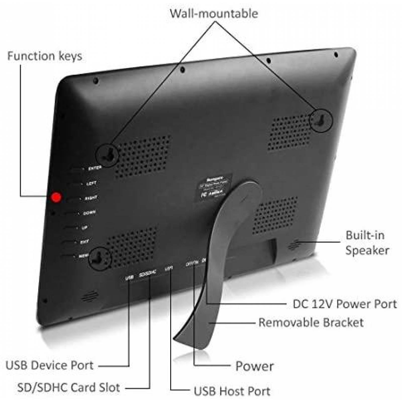 Marco de Fotografia Sungale Alta Resolucion Digital de 14"