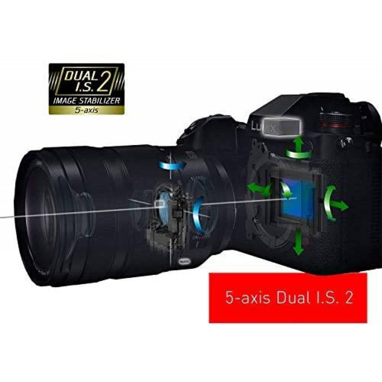 Camara sin espejo PANASONIC LUMIX S1H 6K/24p 9 fps -Negro