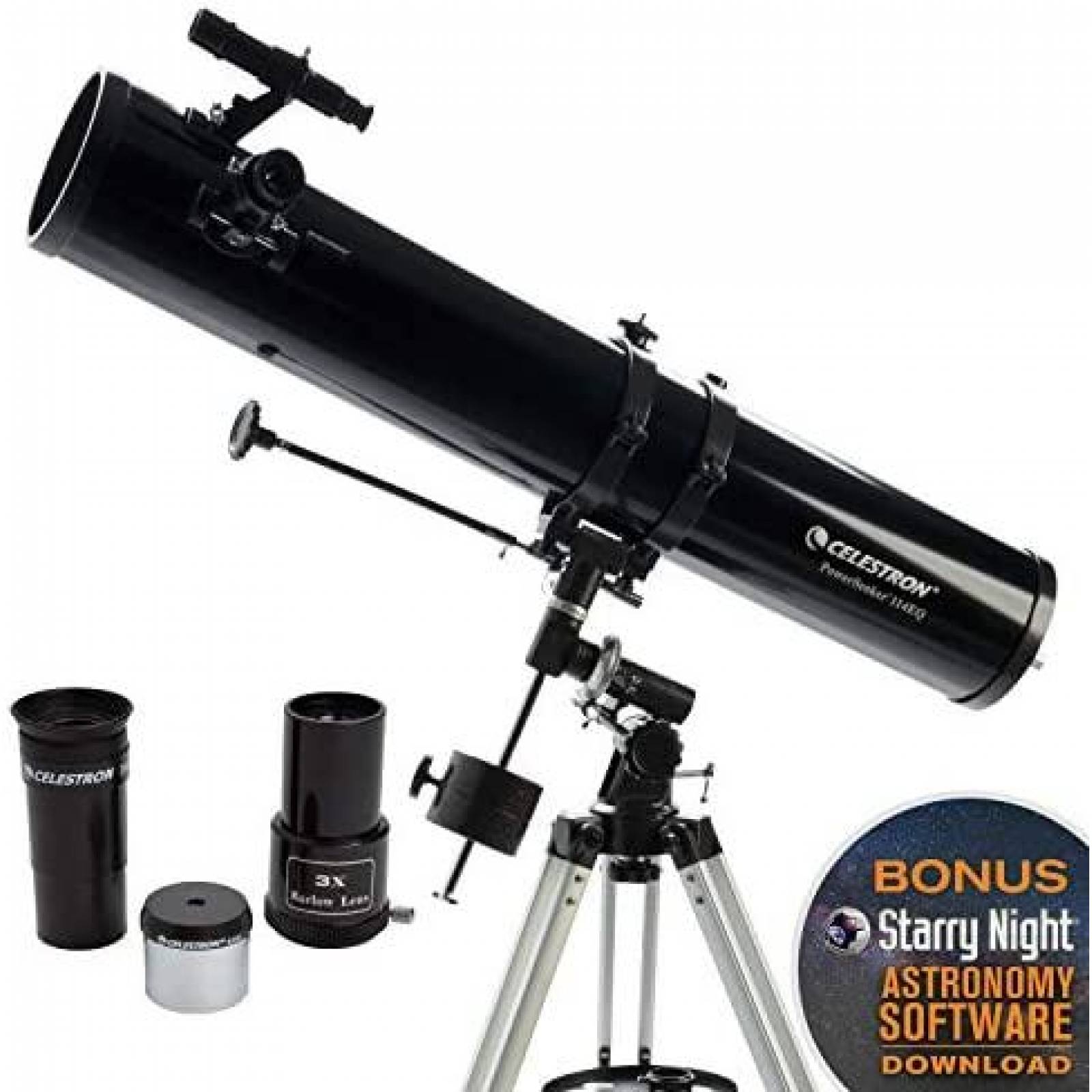 Telescopio Celestron PowerSeeker 114EQ reflector Newtoniano