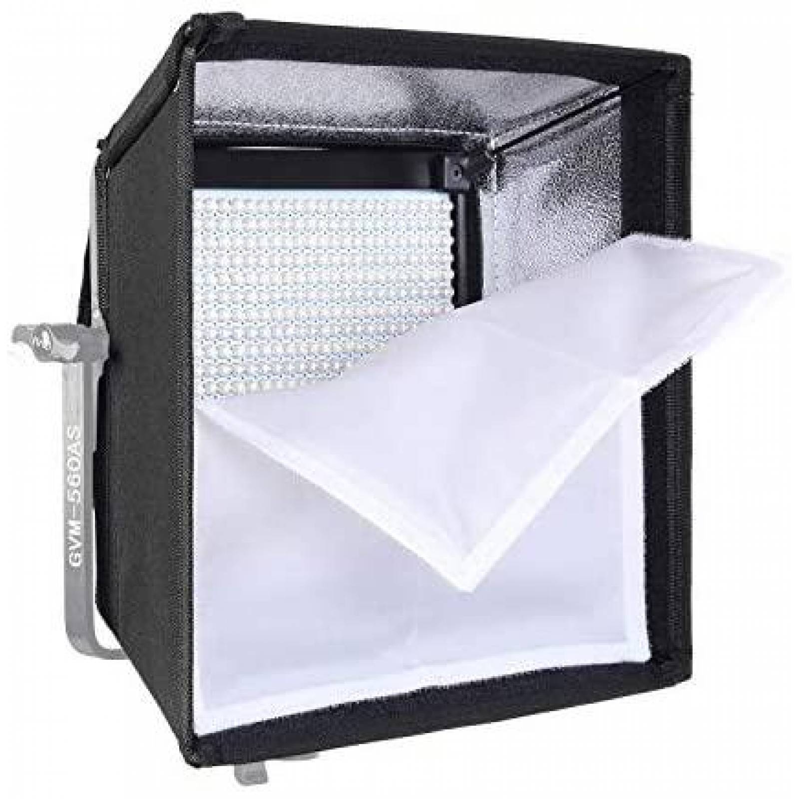 Iluminacion GVM RGB 168 Luces LED con 2 Softbox Plegables