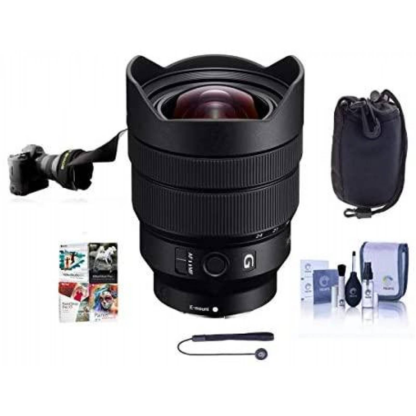 Lente Sony FE 12 - 24 mm f/4 G Ultra Gran Angular con Bolsa