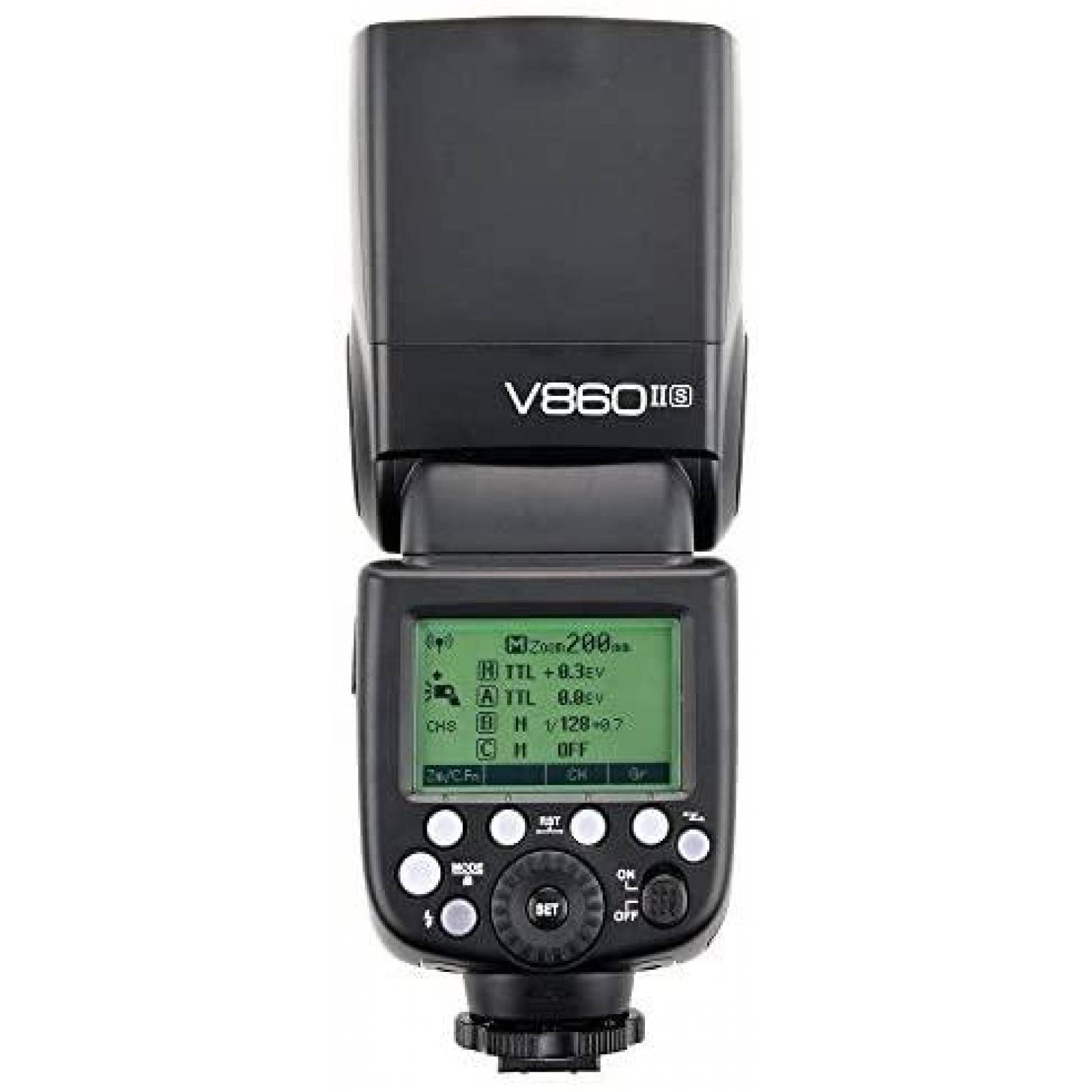 Flash Godox v860ii-s TTL HSS 1/8000s 2.4 G con Filtros -Neg
