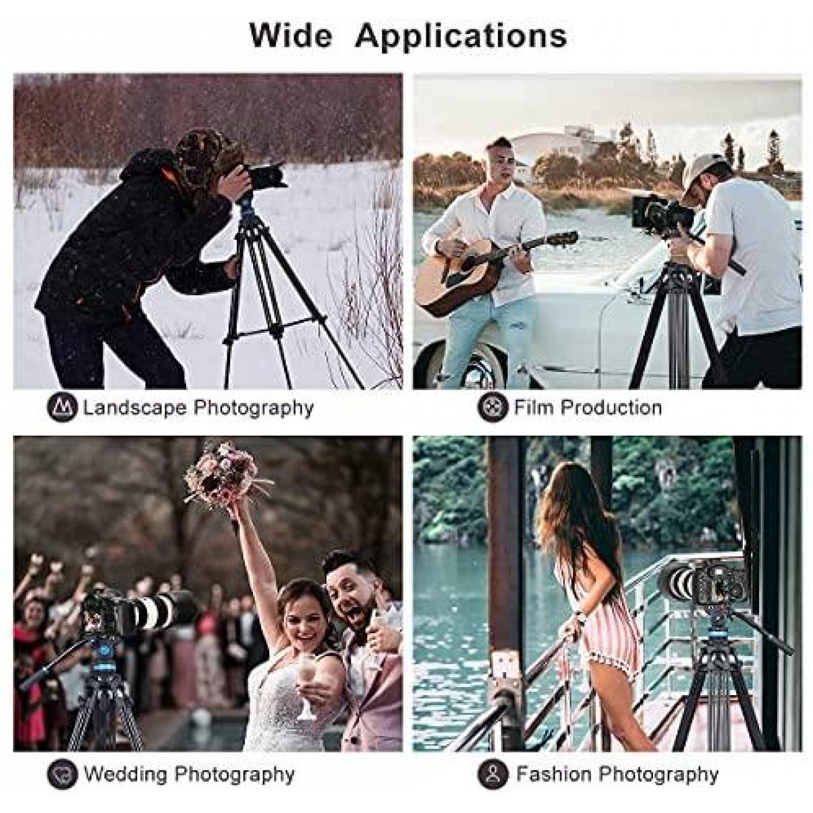 Tripie Sirui AM-25S 74.8'' con Cabezal para Camaras -Negro