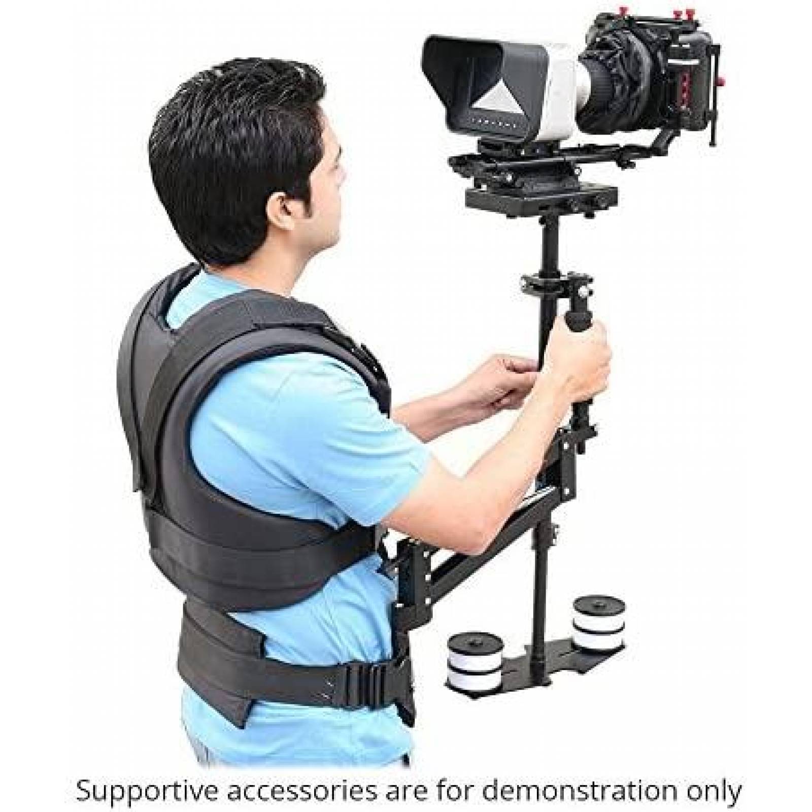 Estabilizador de Camara FLYCAM 5000 5kg + Chaleco -Negro