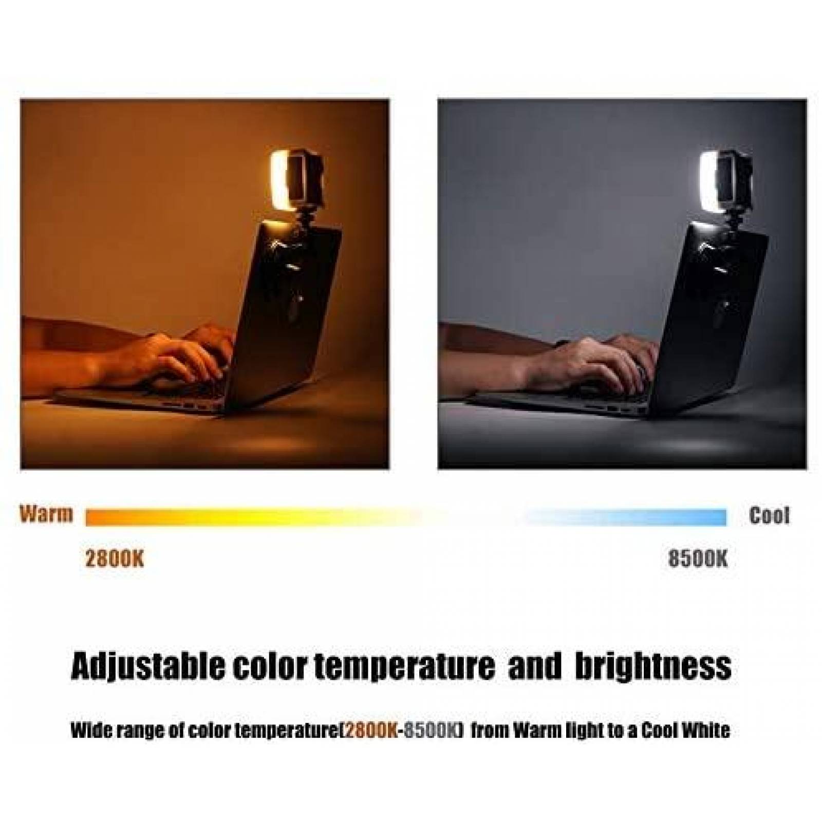 Lampara para Conferecnias HolaFoto Montable a Computadora