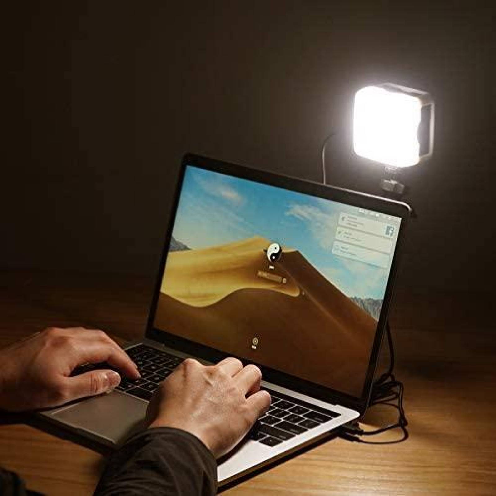 Lampara para Conferecnias HolaFoto Montable a Computadora