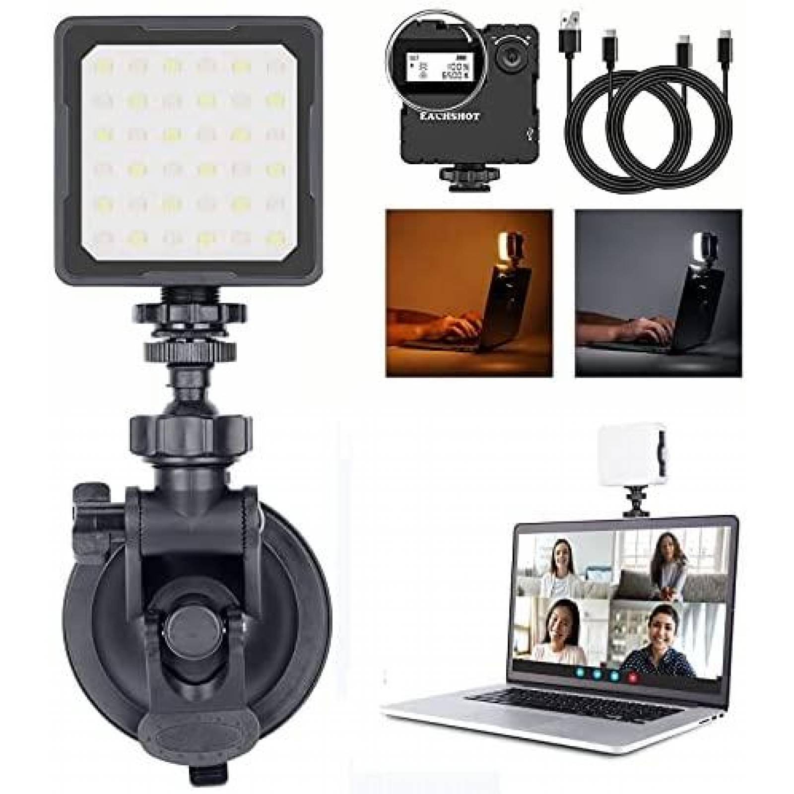 Lampara para Conferecnias HolaFoto Montable a Computadora