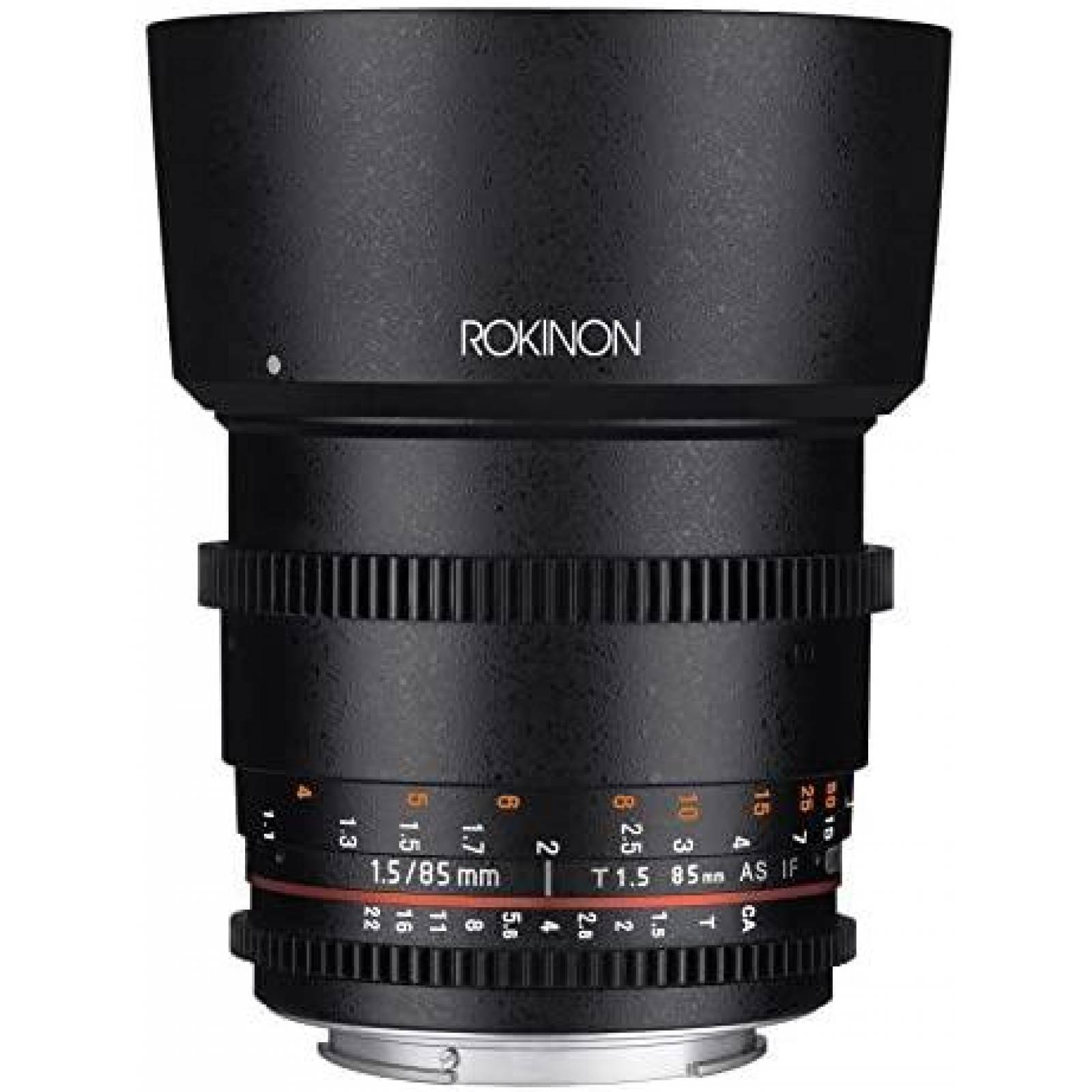 Lente Rokinon Cine DS 85 mm T1.5 AS IF UMC para Nikon -Negro