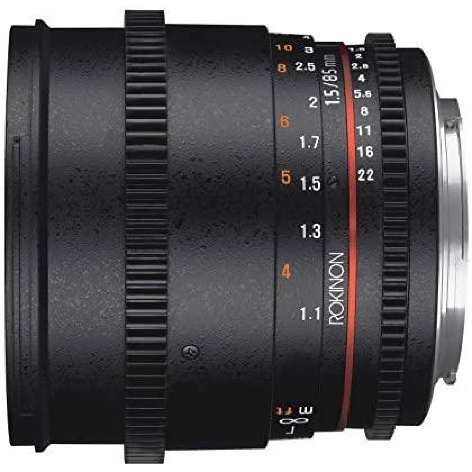 Lente Rokinon Cine DS 85 mm T1.5 AS IF UMC para Nikon -Negro
