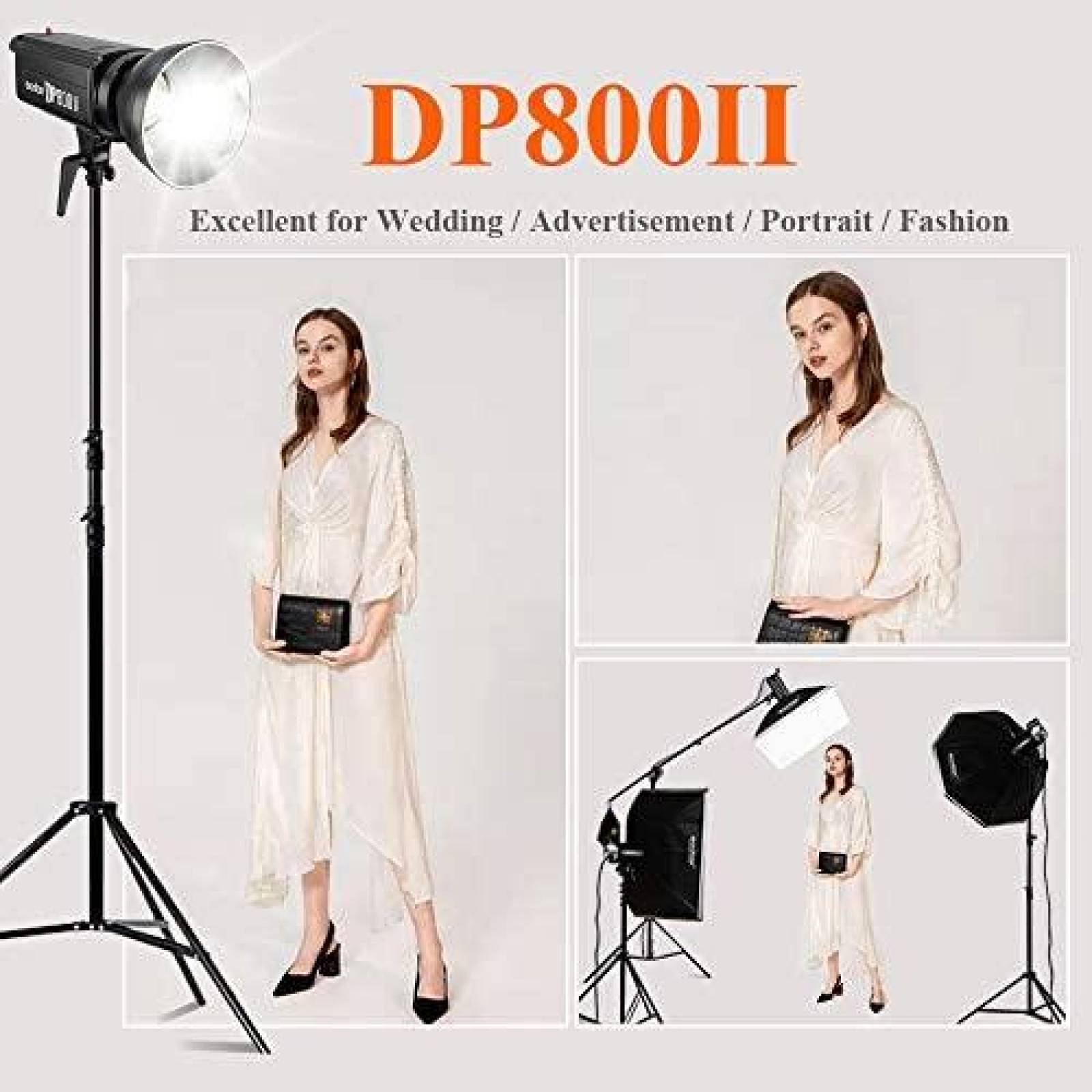 Lampara de Fotografia Godox Profesional de 800 Watts