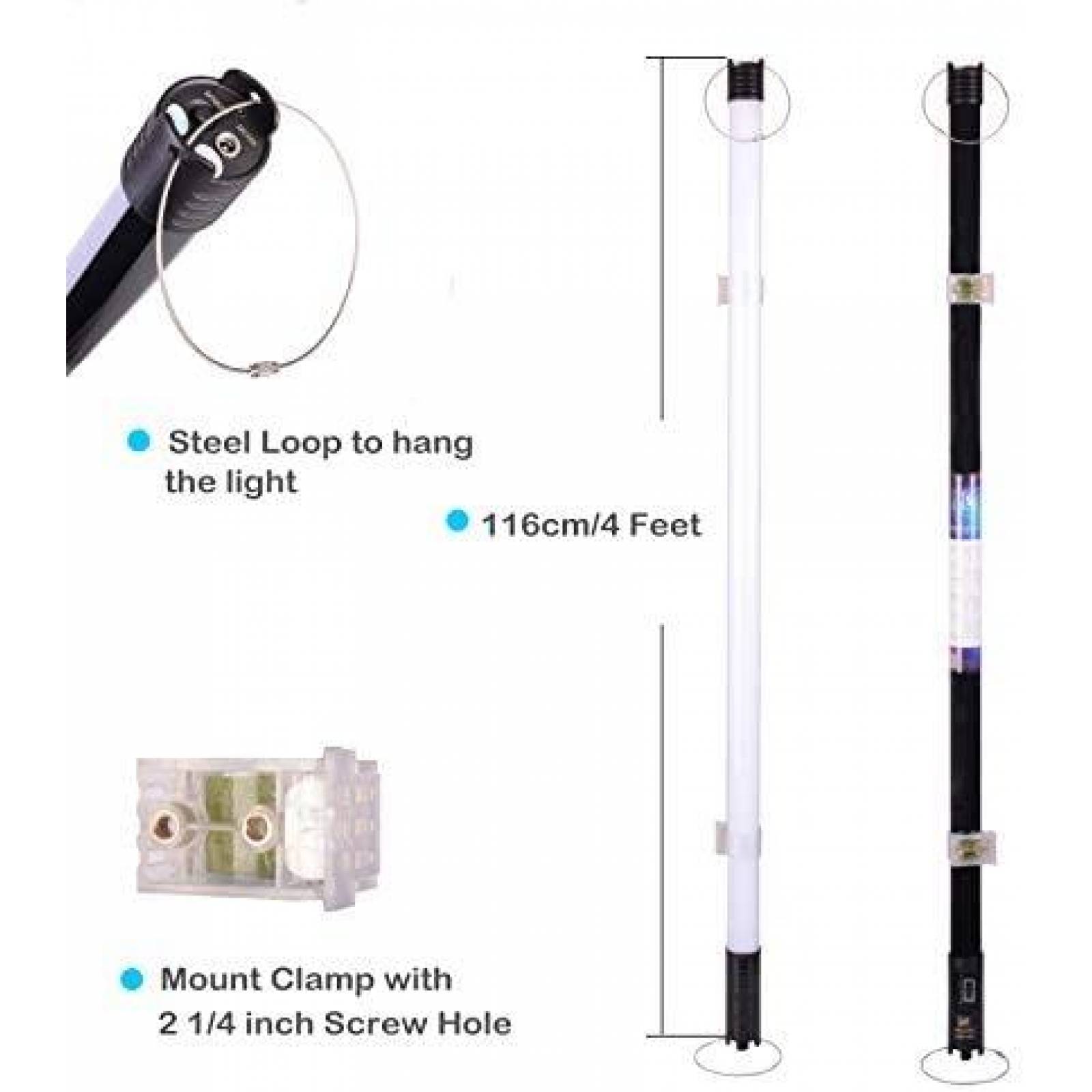 Tubo de Iluminacion DF DIGITALFOTO Longitud de 4 Pies LED