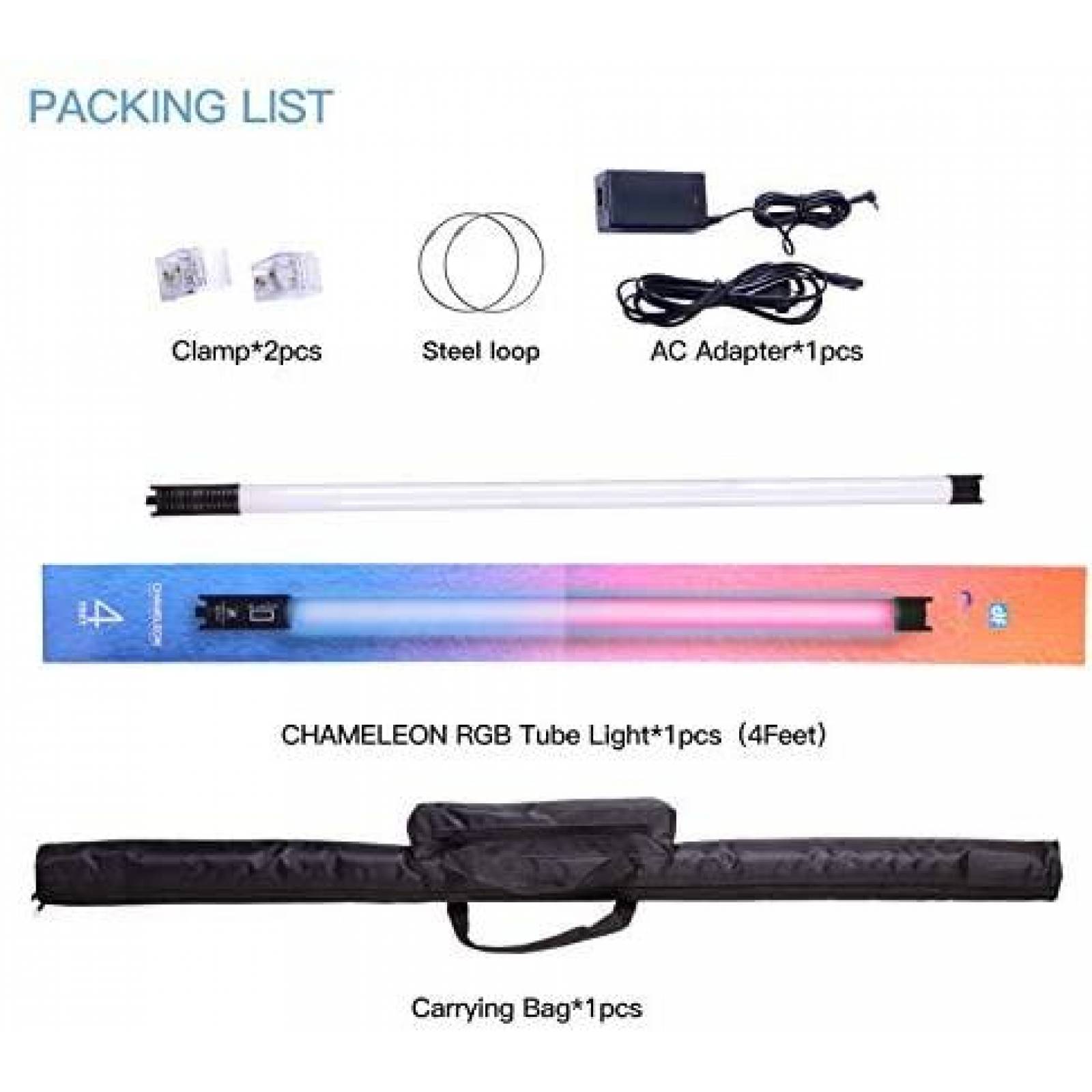 Tubo de Iluminacion DF DIGITALFOTO Longitud de 4 Pies LED