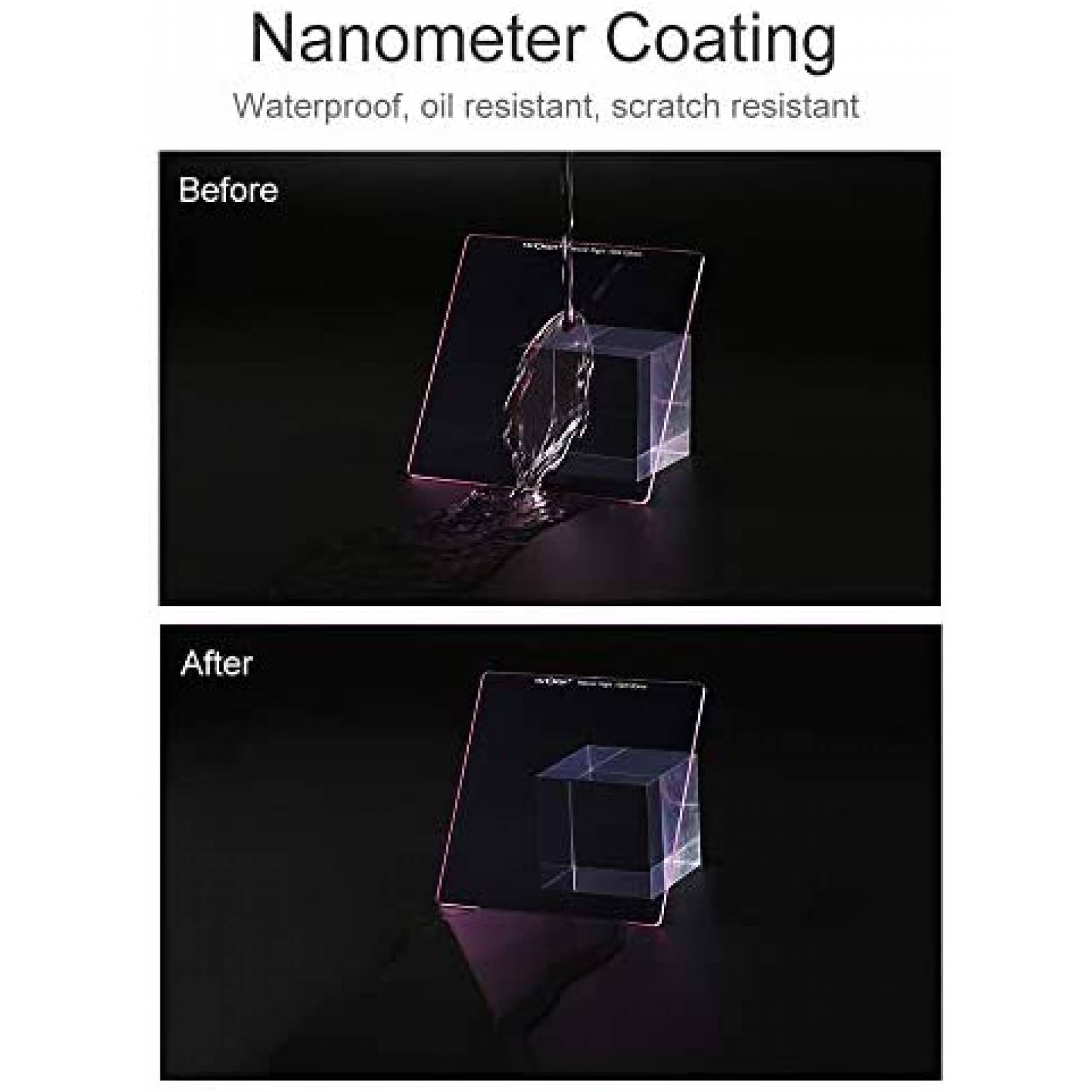 Filtro de Luz Natural K&F Concept 72mm Impermeable -Morado