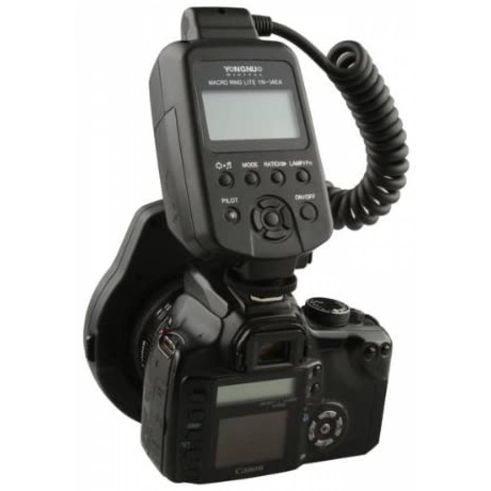 Flash de Anillo YONGNUO YN-14EX para Canon EOS DSLR -Negro