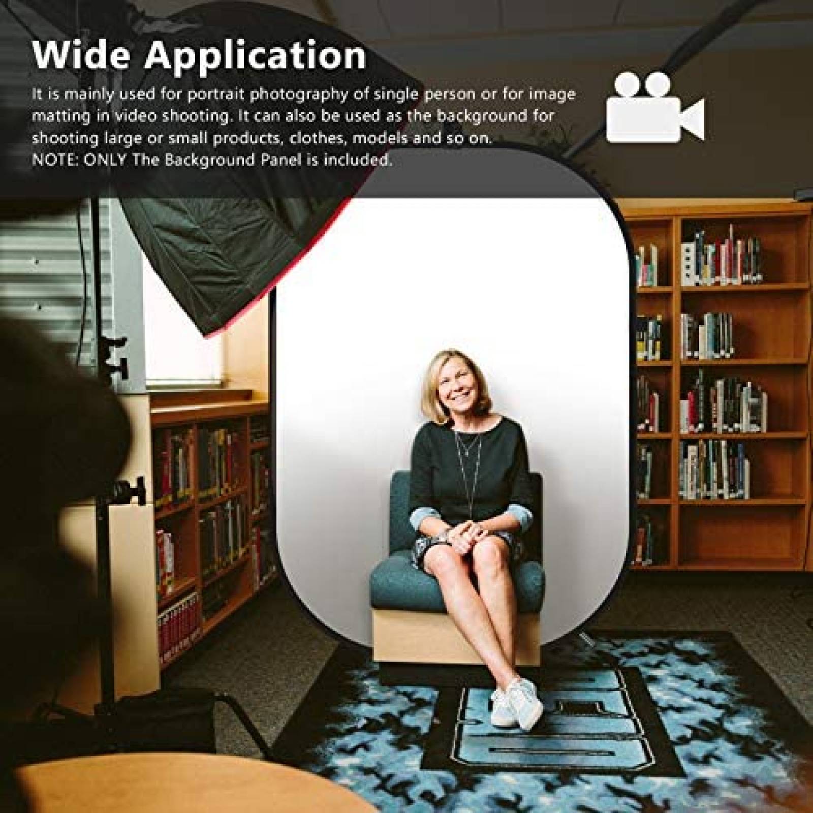 Fondo Fotografico Neewer 5 x 7'' Plegable Profesional -Negro