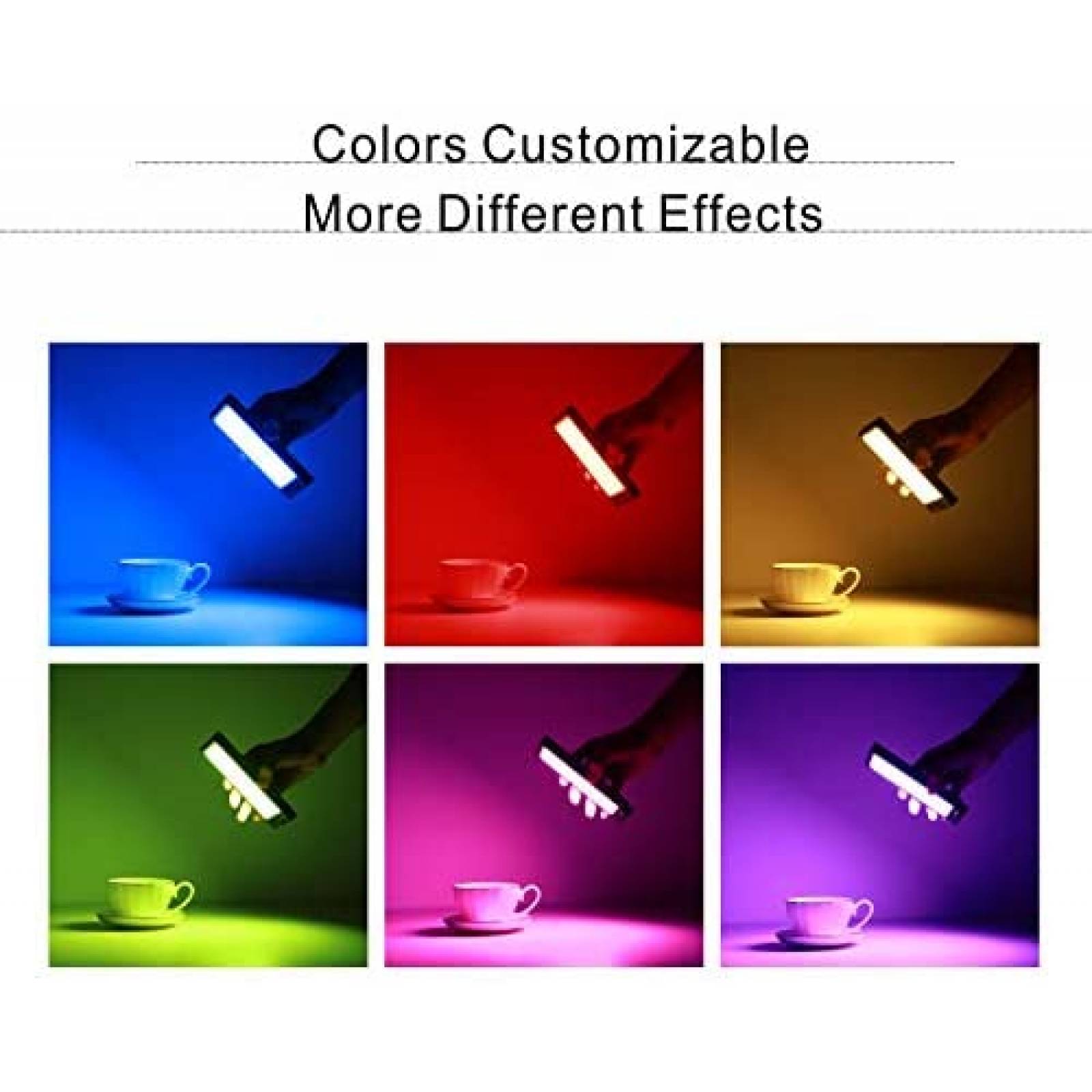 Lampara LED para Camara Falcon Eyes F7 12W RGB De Bolsillo