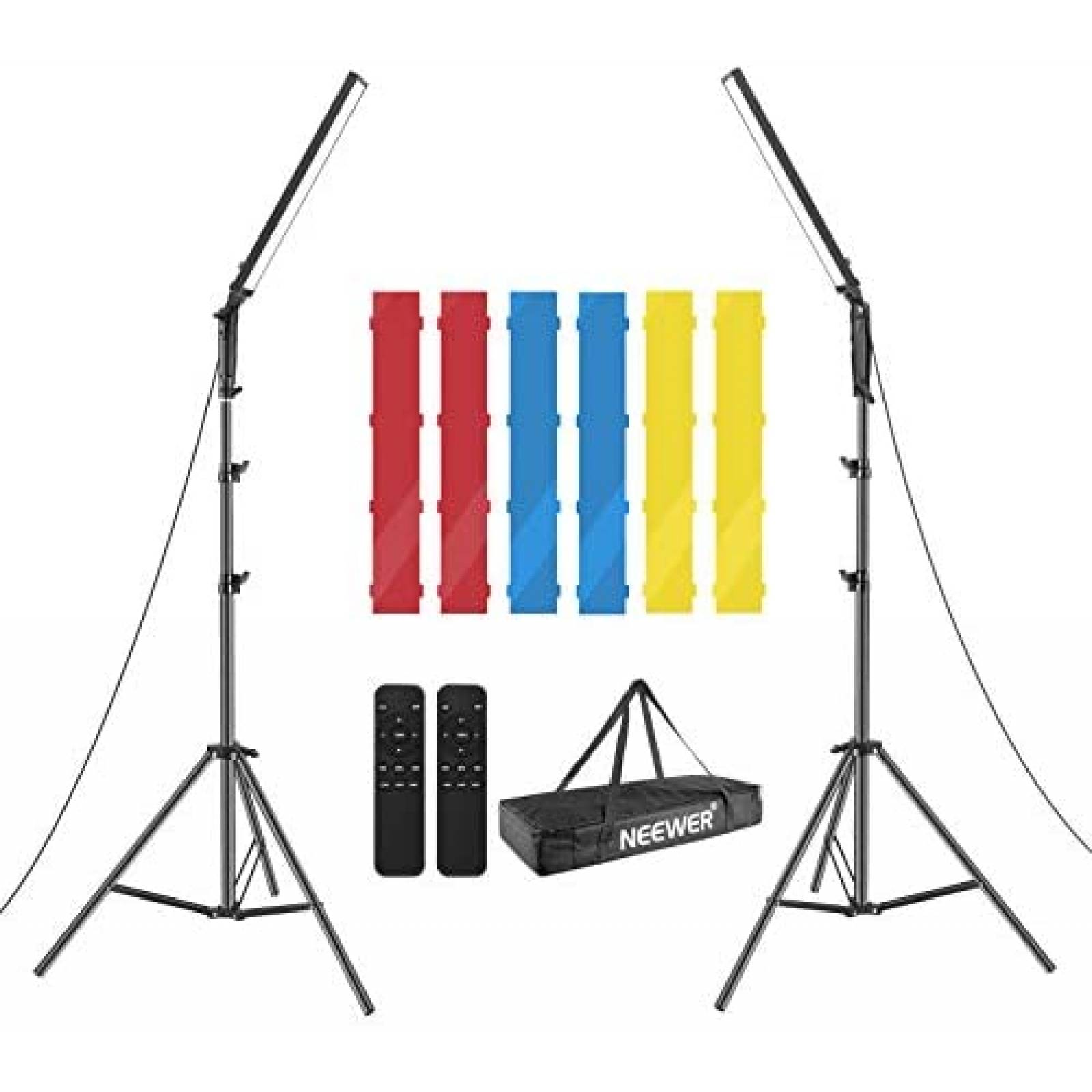 Kit de Iluminacion Neewer 2 Luces LED Con Filtros para Video