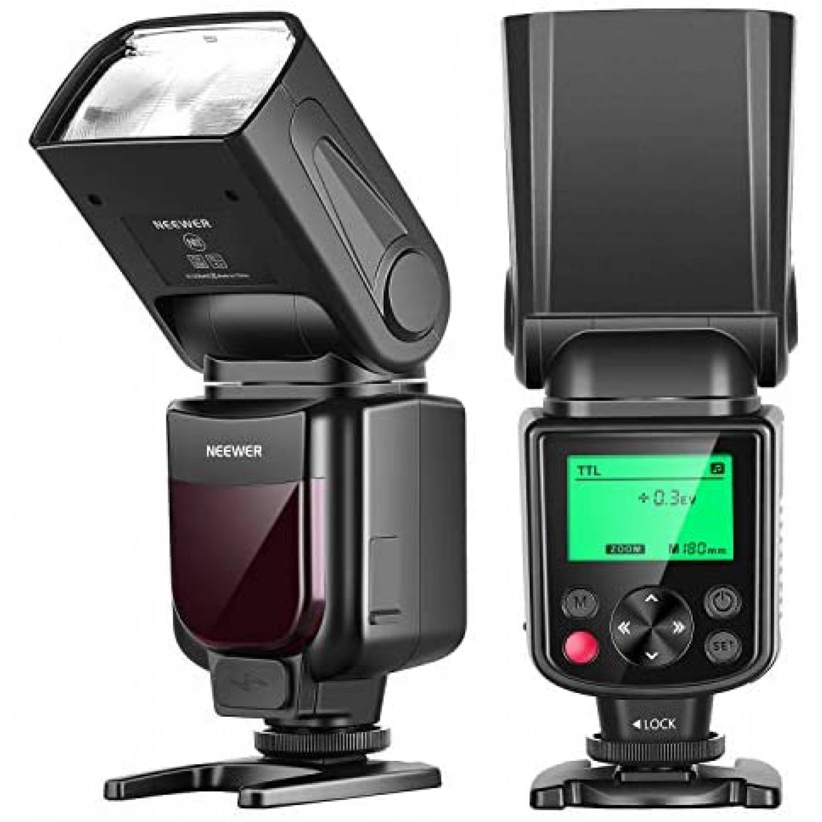 Flashes Fotograficos Neewer NW-670 TTL 2 Pzs LCD para Canon