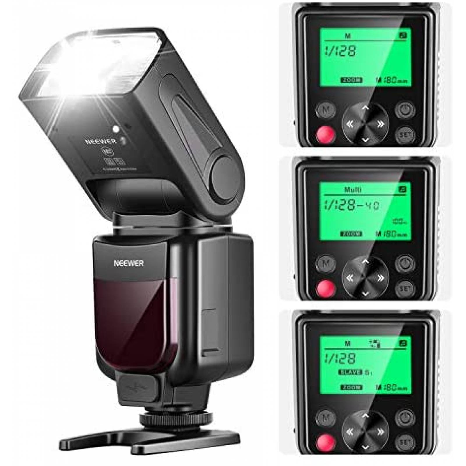 Flashes Fotograficos Neewer NW-670 TTL 2 Pzs LCD para Canon