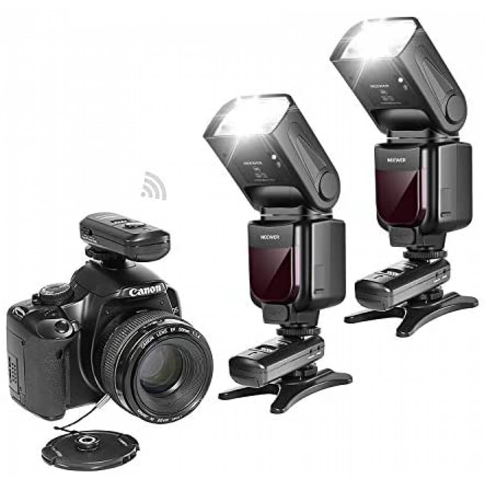 Flashes Fotograficos Neewer NW-670 TTL 2 Pzs LCD para Canon