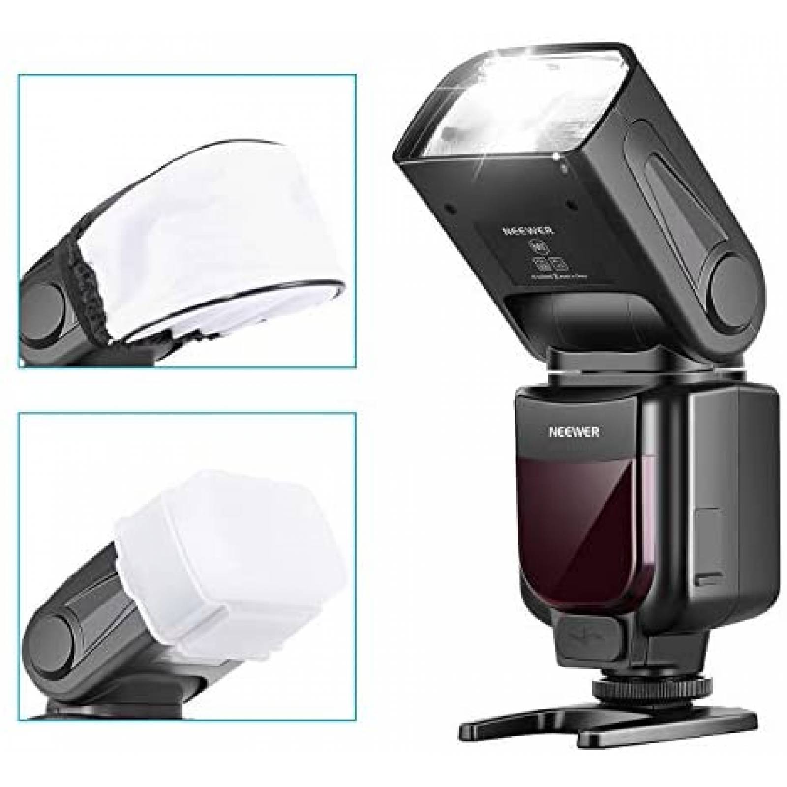 Flashes Fotograficos Neewer NW-670 TTL 2 Pzs LCD para Canon