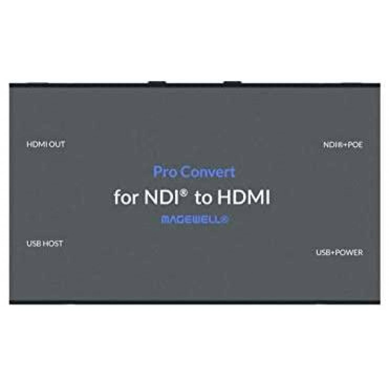 Convertidor de Video Magewell Pro Decodificador NDI a HDMI