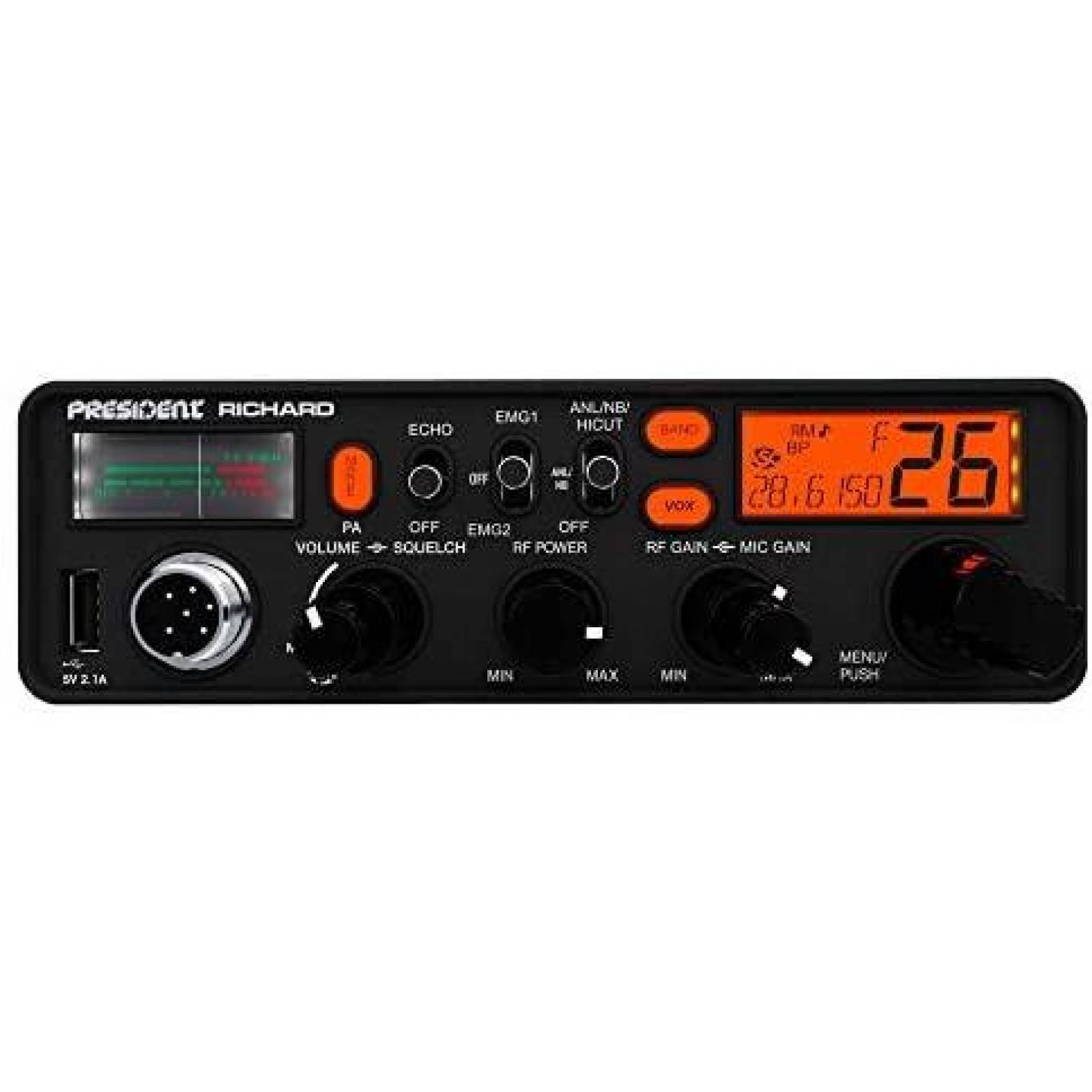 Radioaficionado President Electronics RICHARD 10m 50W PEP