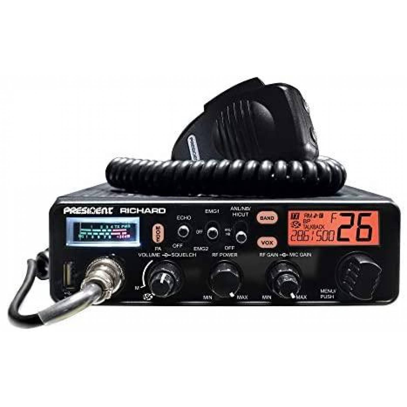 Radioaficionado President Electronics RICHARD 10m 50W PEP