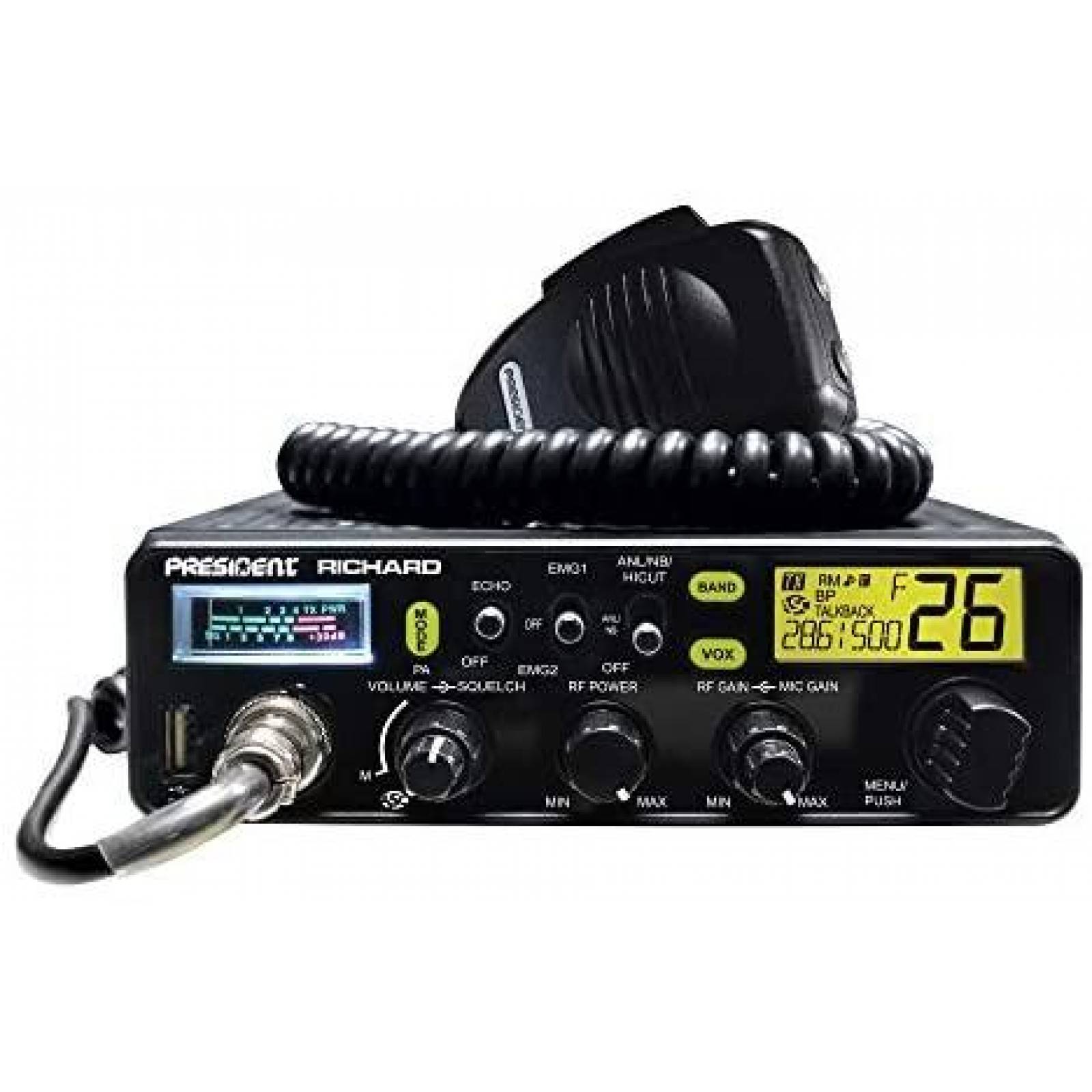 Radioaficionado President Electronics RICHARD 10m 50W PEP