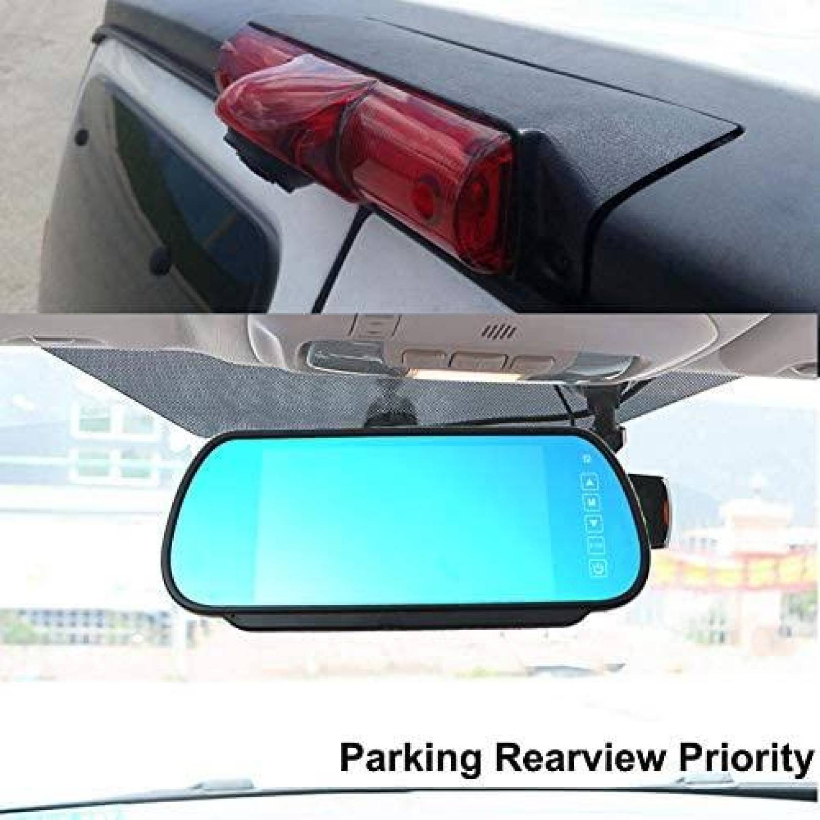 Camara de Reversa KOHIENWO para Savana 2005-2018 -Rojo