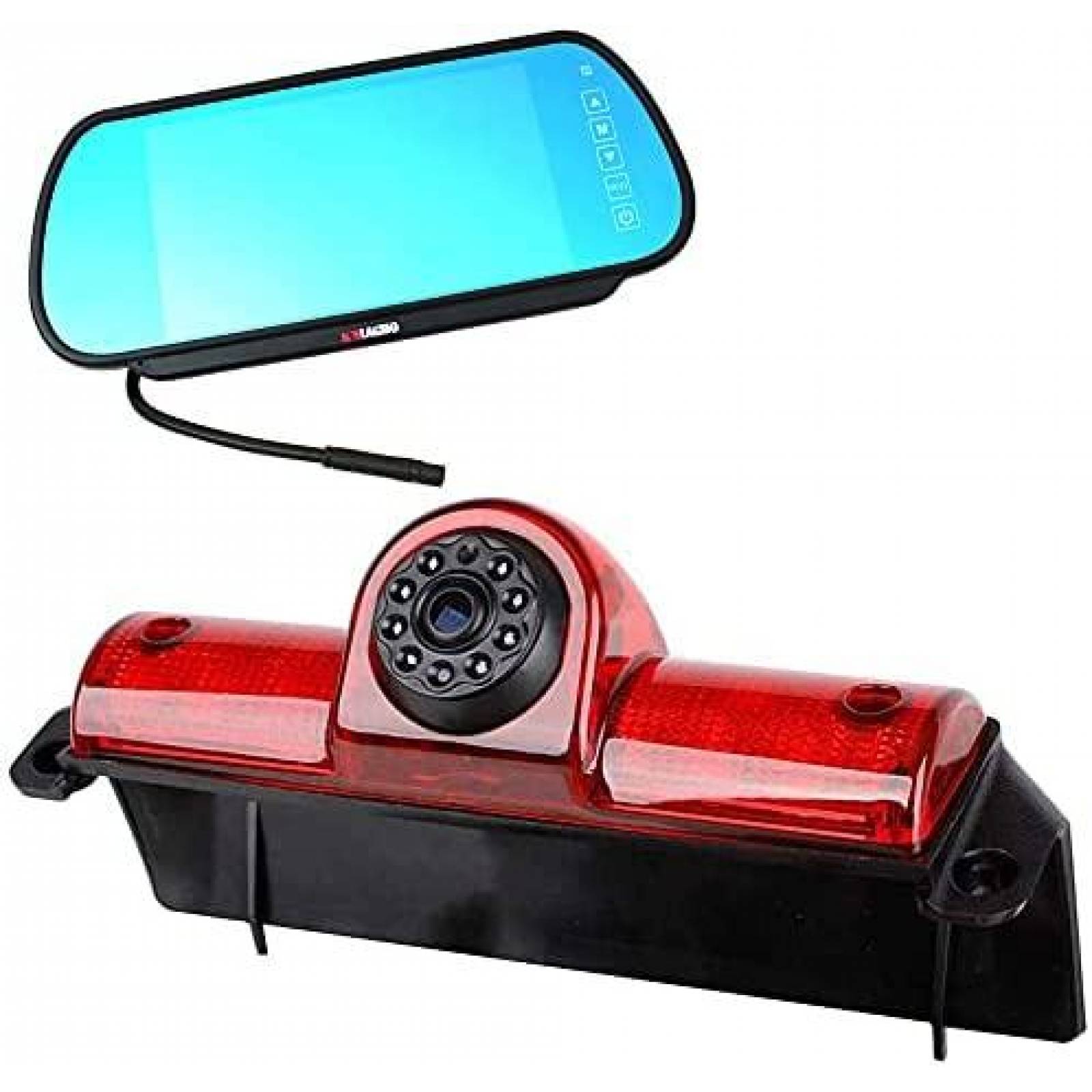 Camara de Reversa KOHIENWO para Savana 2005-2018 -Rojo