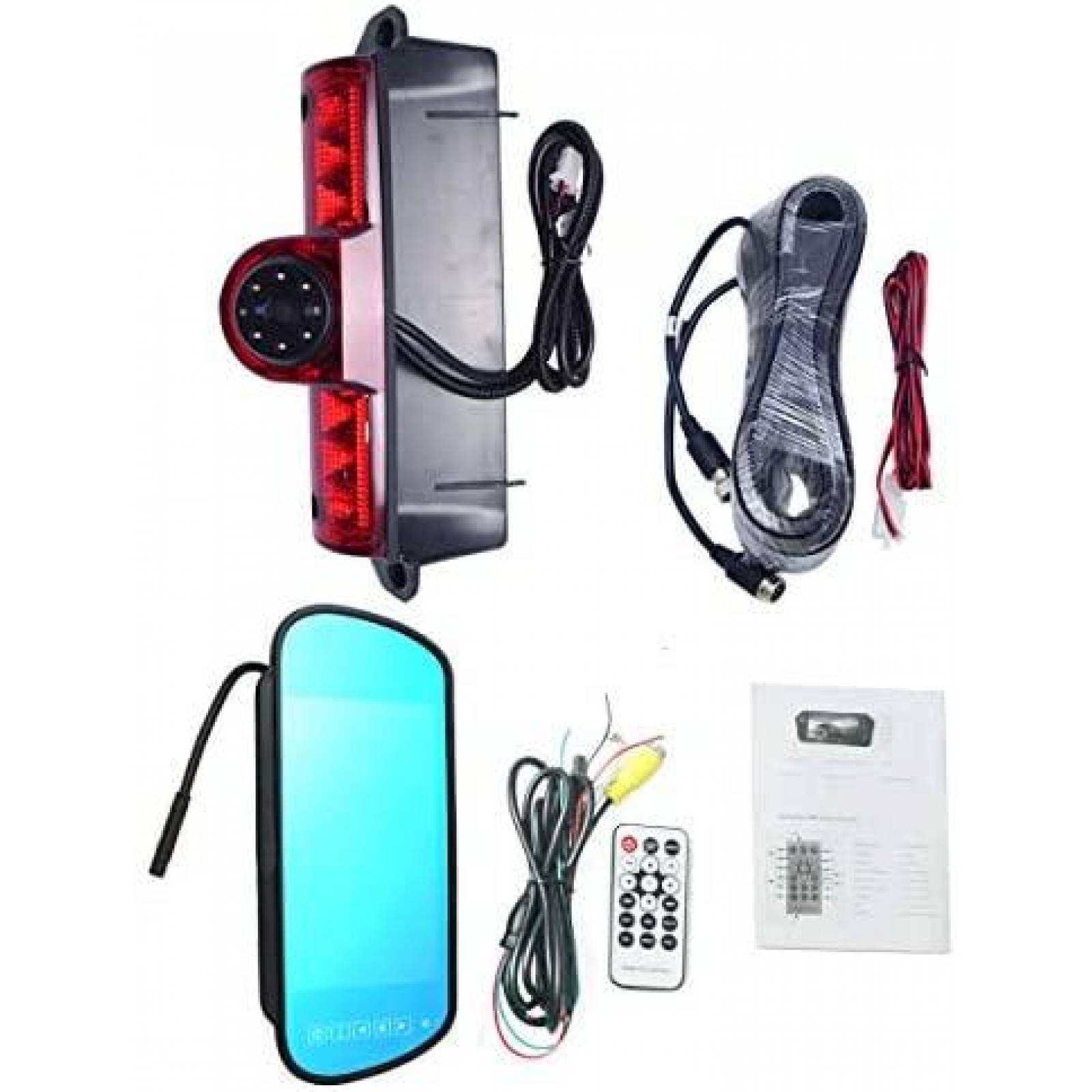 Camara de Reversa KOHIENWO para Savana 2005-2018 -Rojo