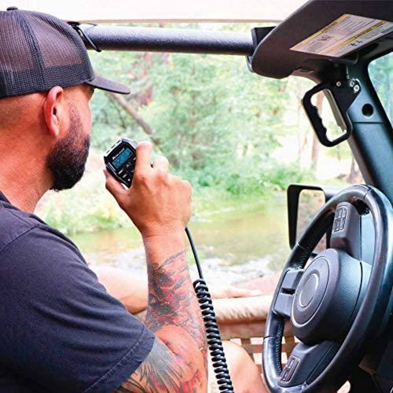 Radio bidireccional Midland GMRS con microfono de control