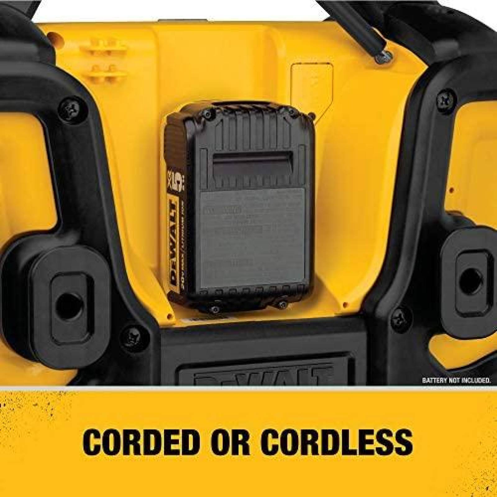 Radio Dewalt Portatil Bluetooth con Cargador de Baterias