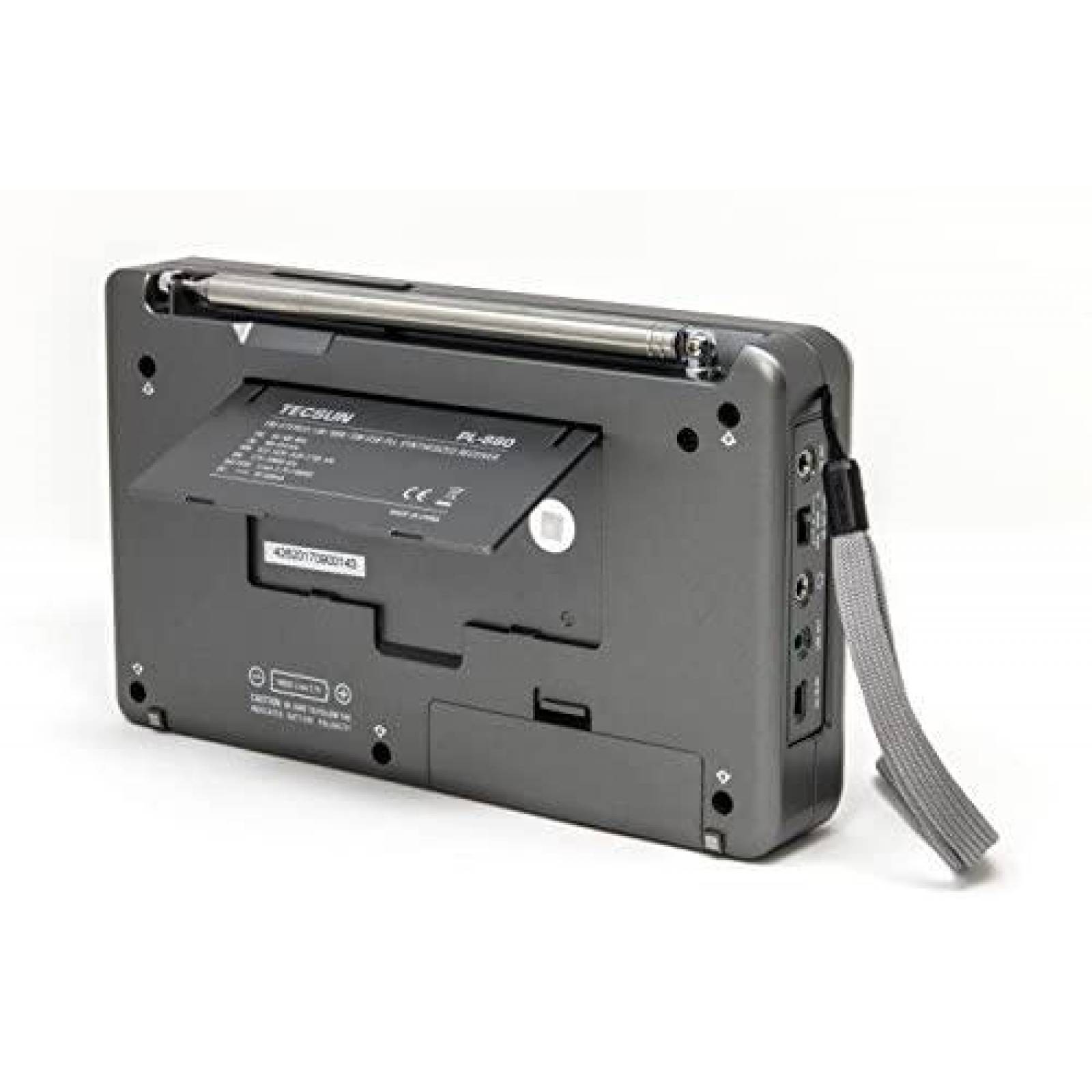 Radio TECSUN PL880 portatil digital PLL AM/PM -Negro